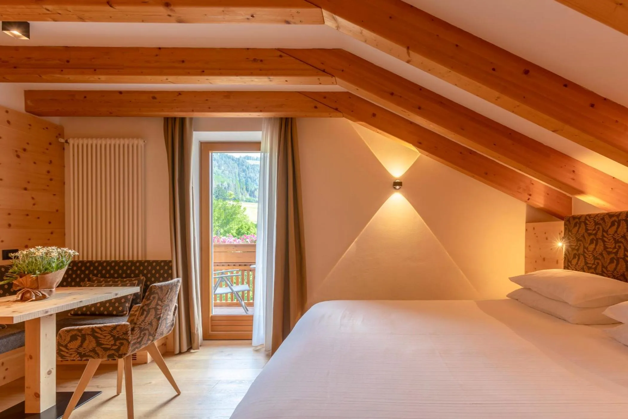 Bed in Hotel Lagorai Resort & Spa