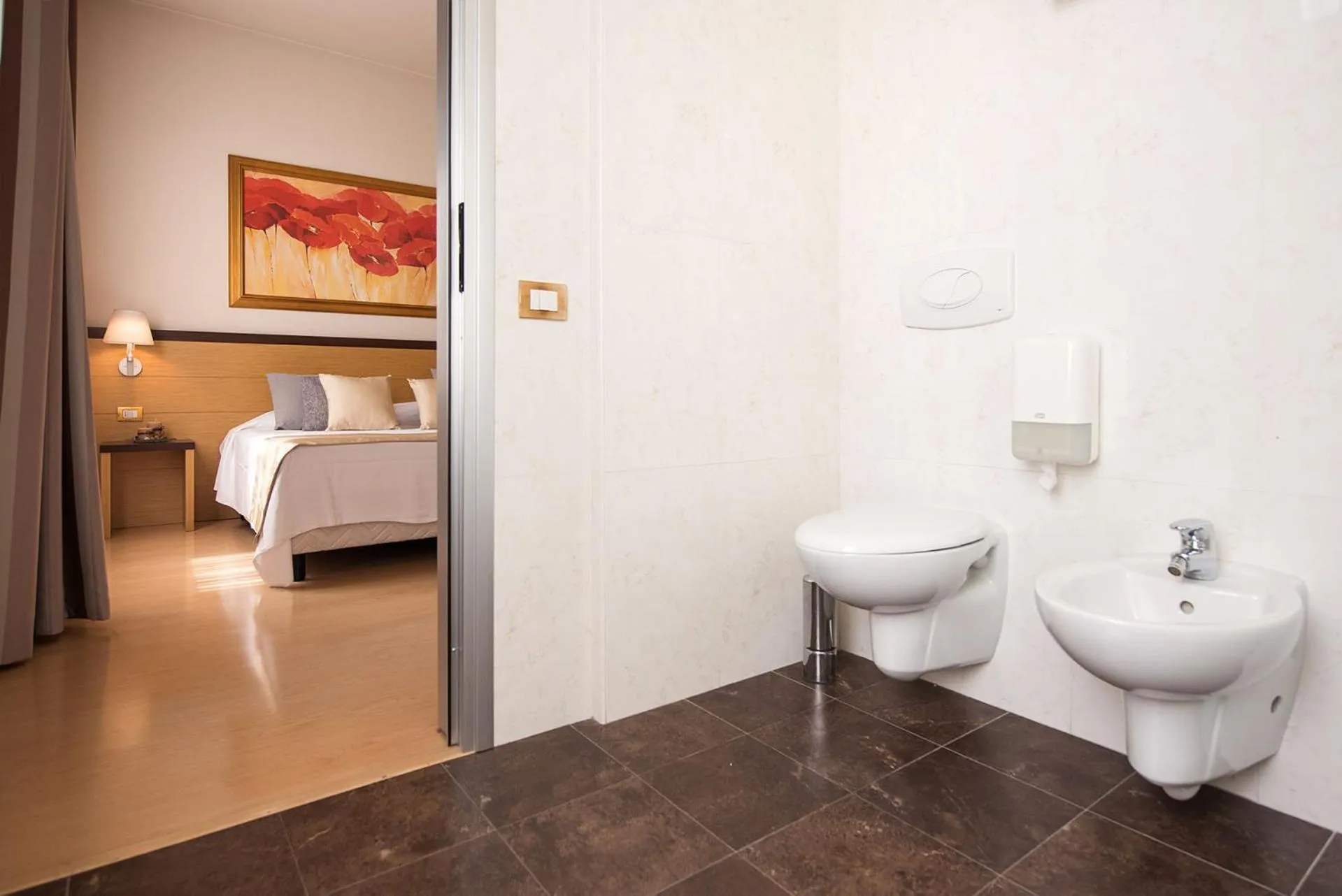 Bed in Hotel San Martino