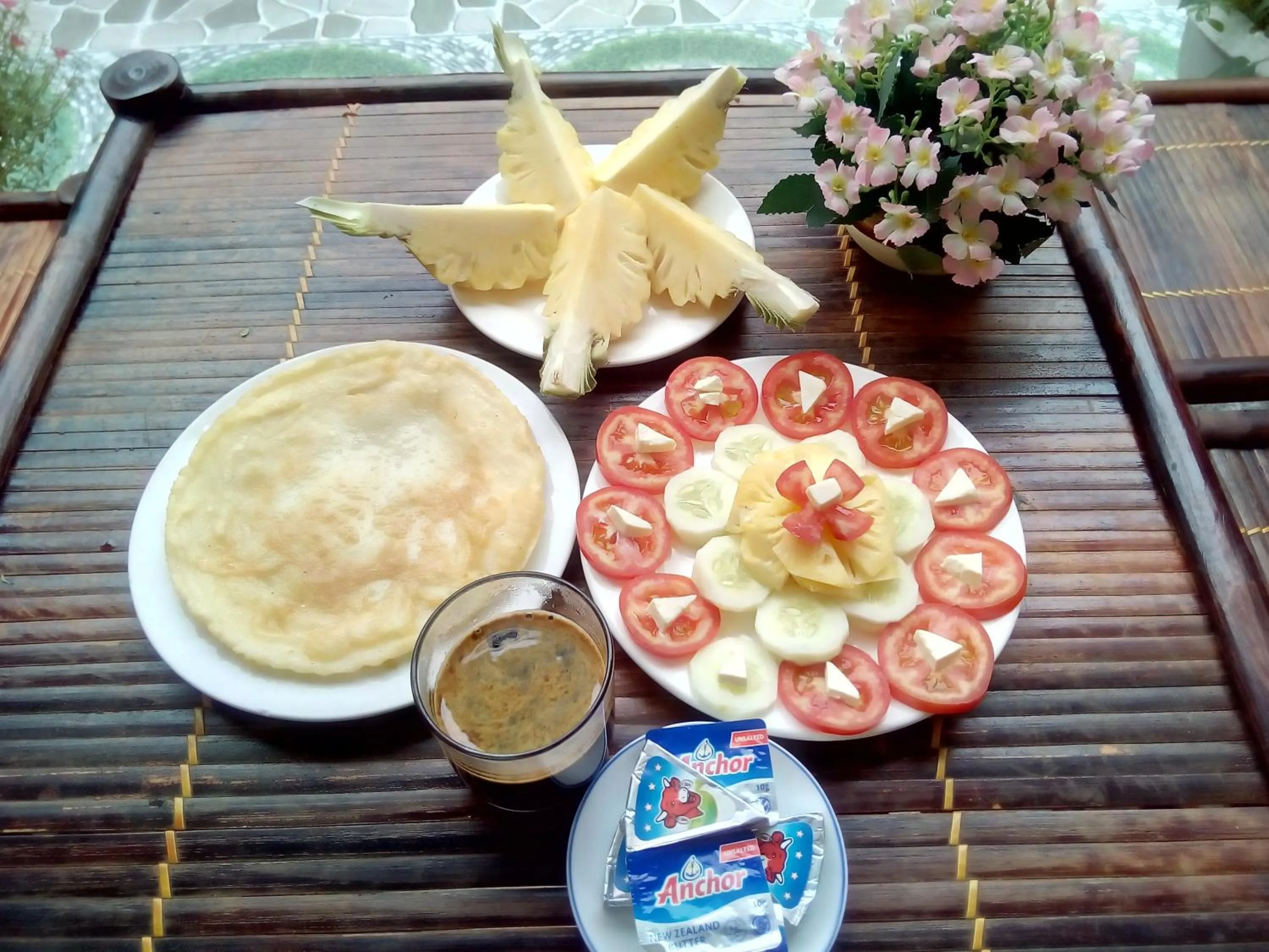Breakfast in Tam Coc Smile Homestay