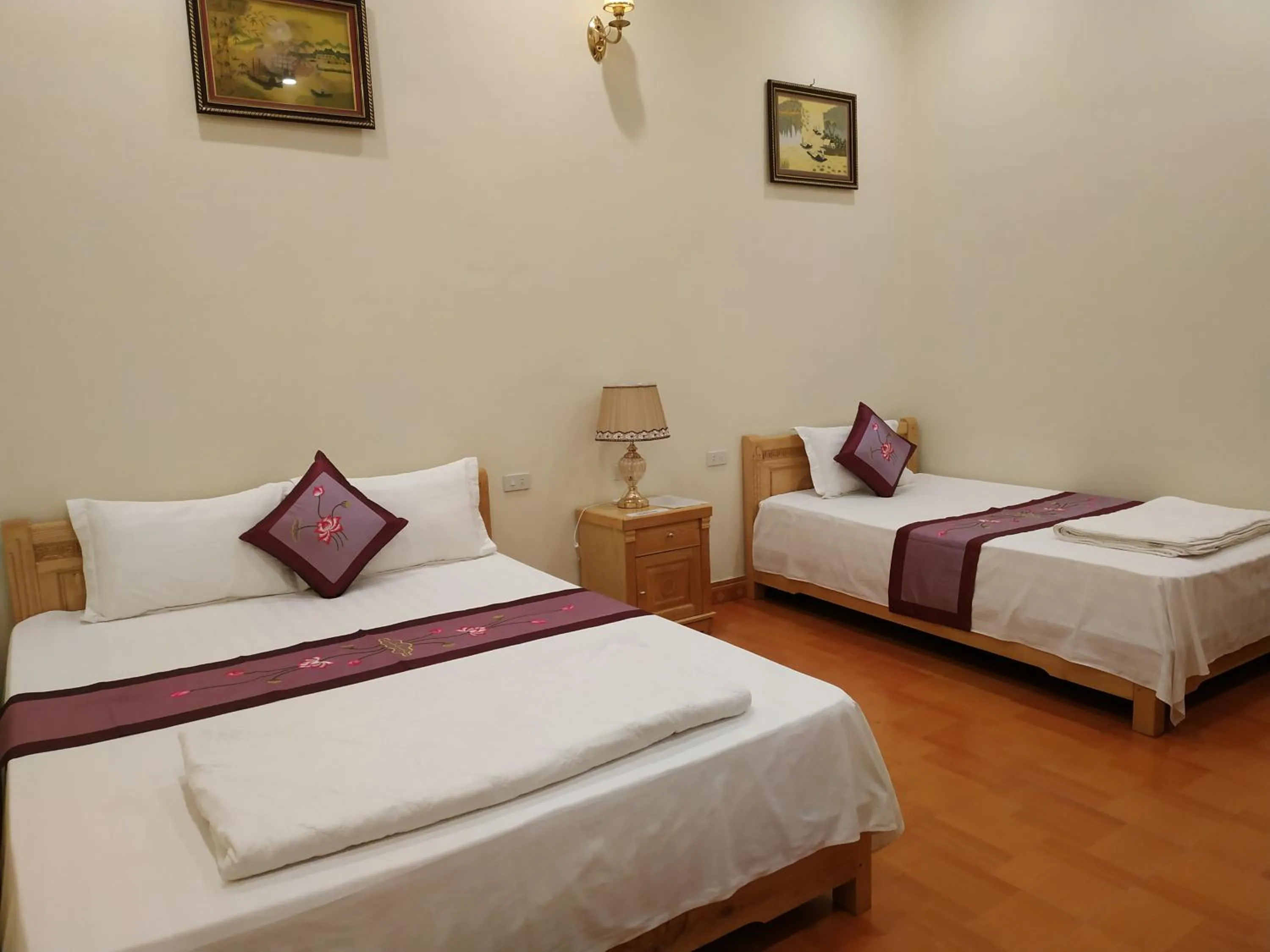 Bed in Tam Coc Smile Homestay