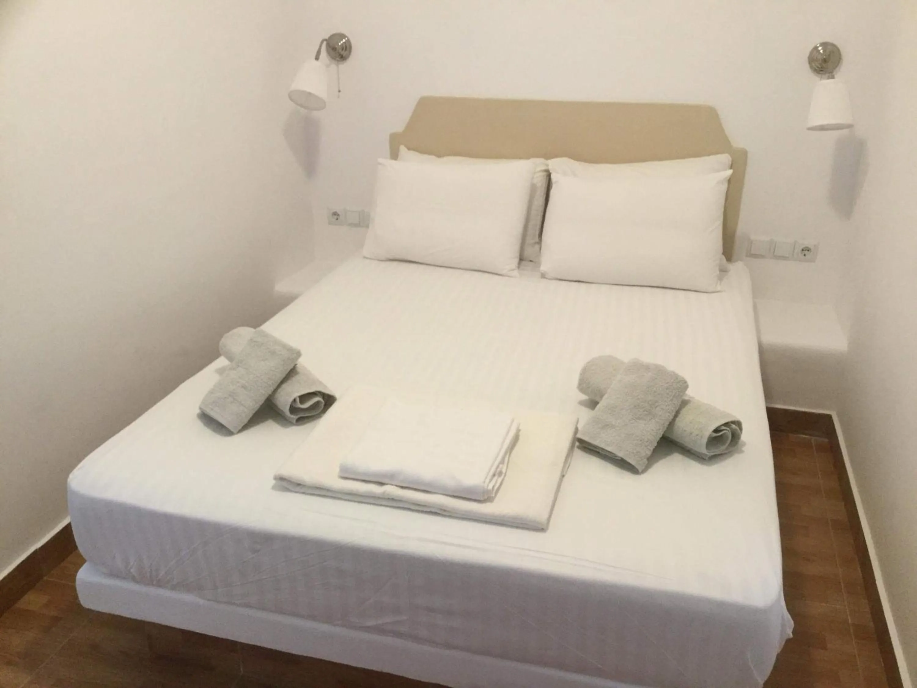 Bed in Artemis Suites