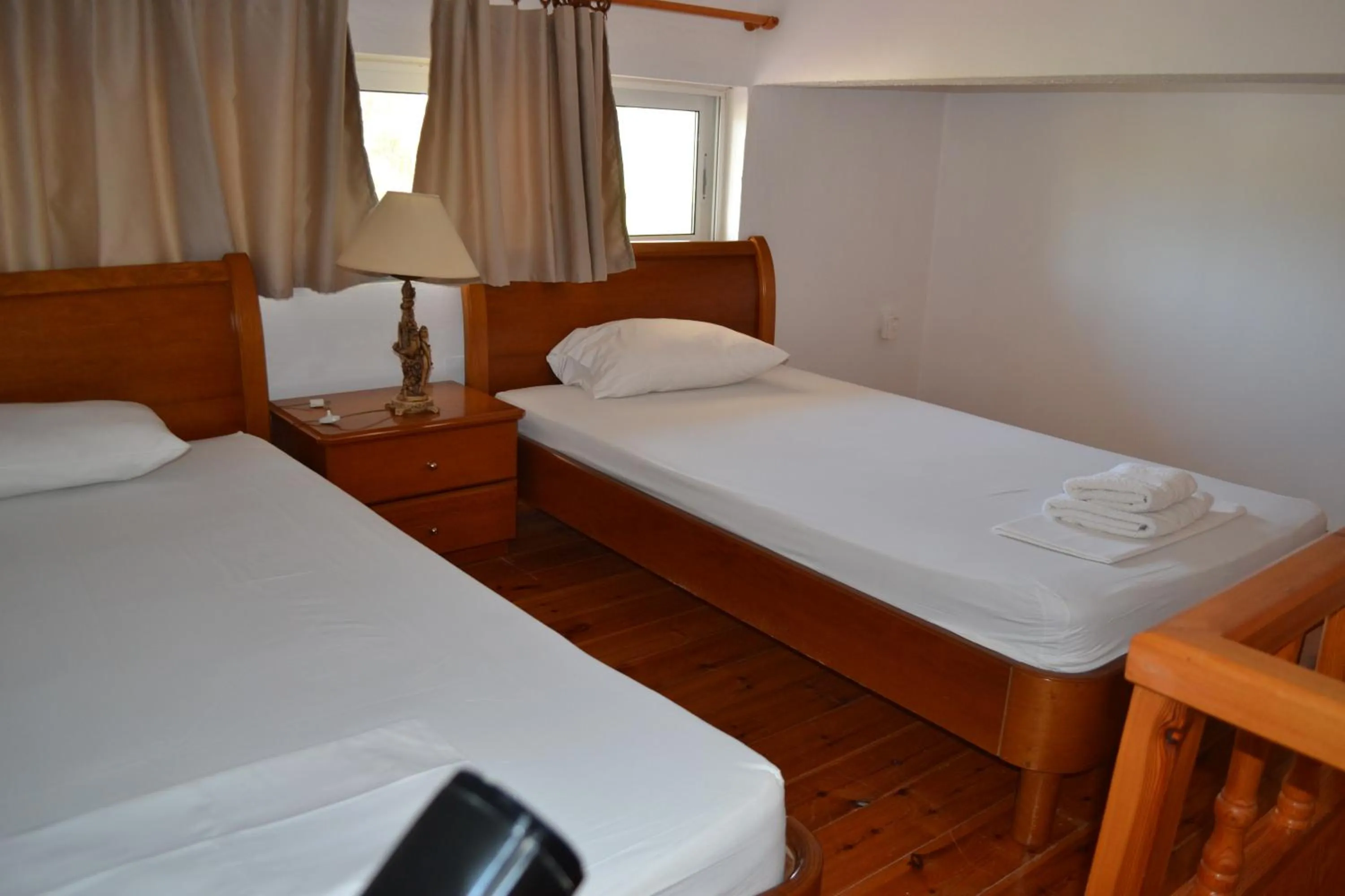 Bed in Artemis Suites