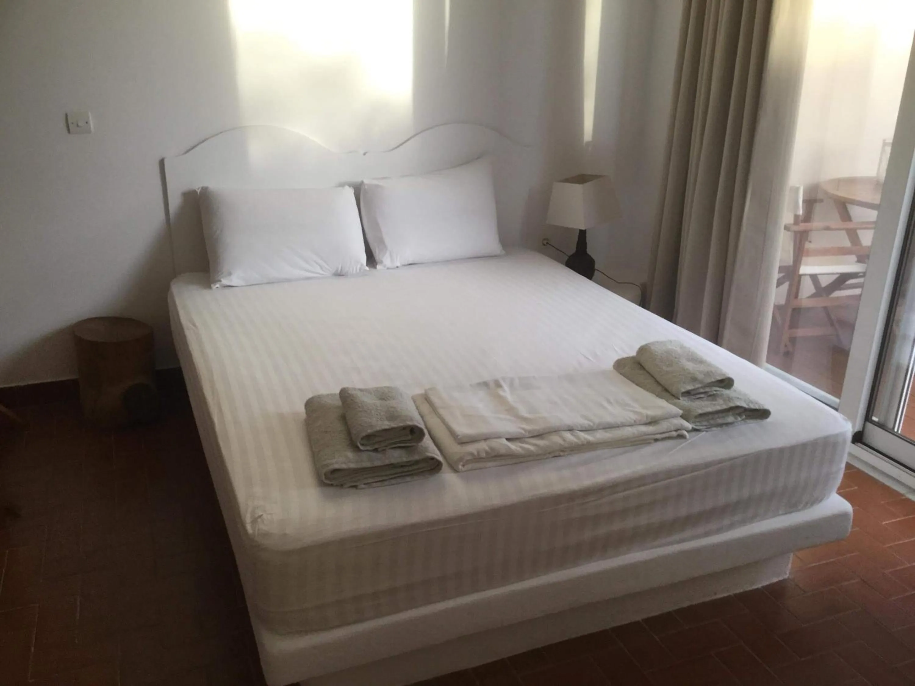 Bed in Artemis Suites