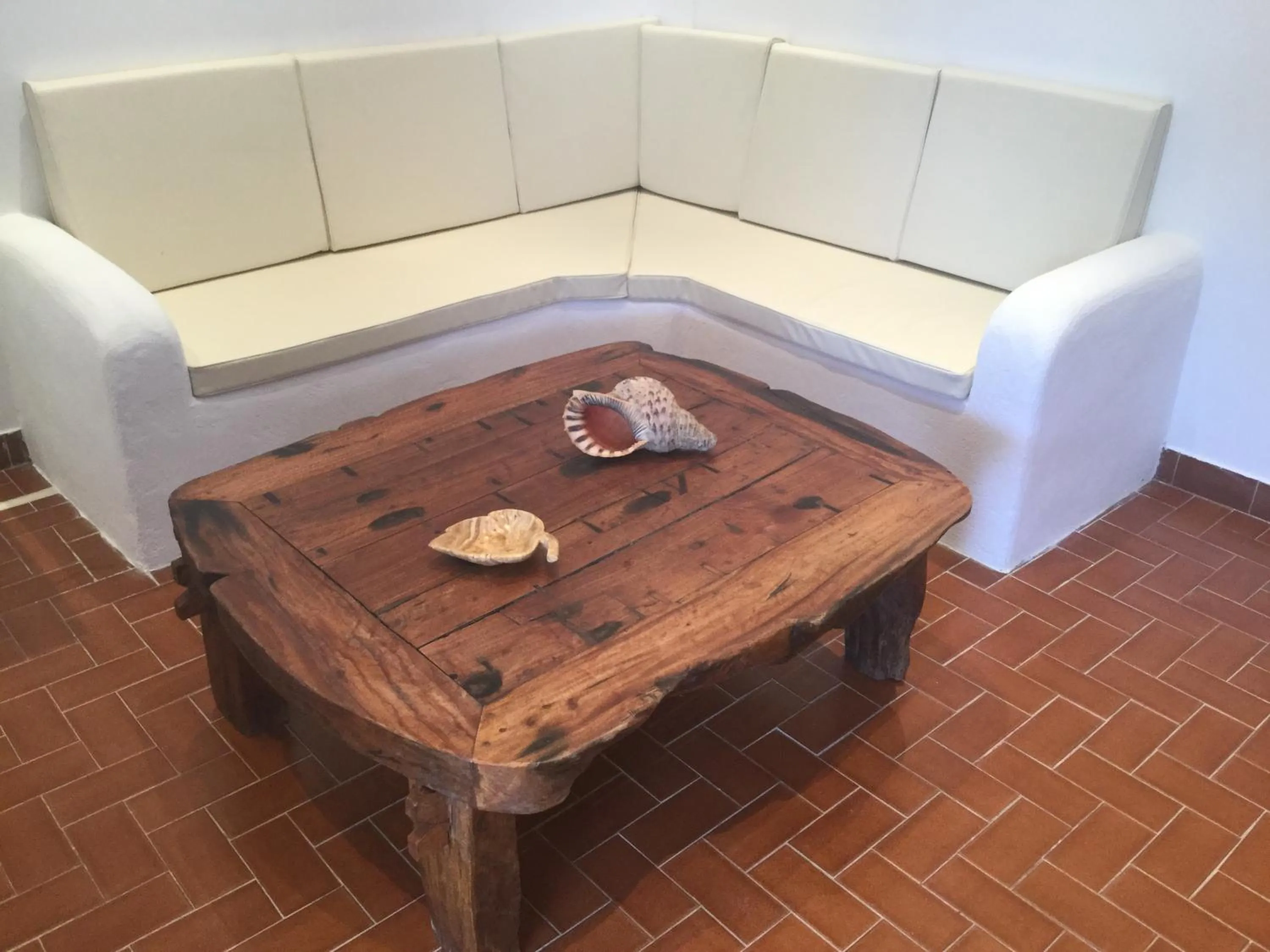 Living room in Artemis Suites