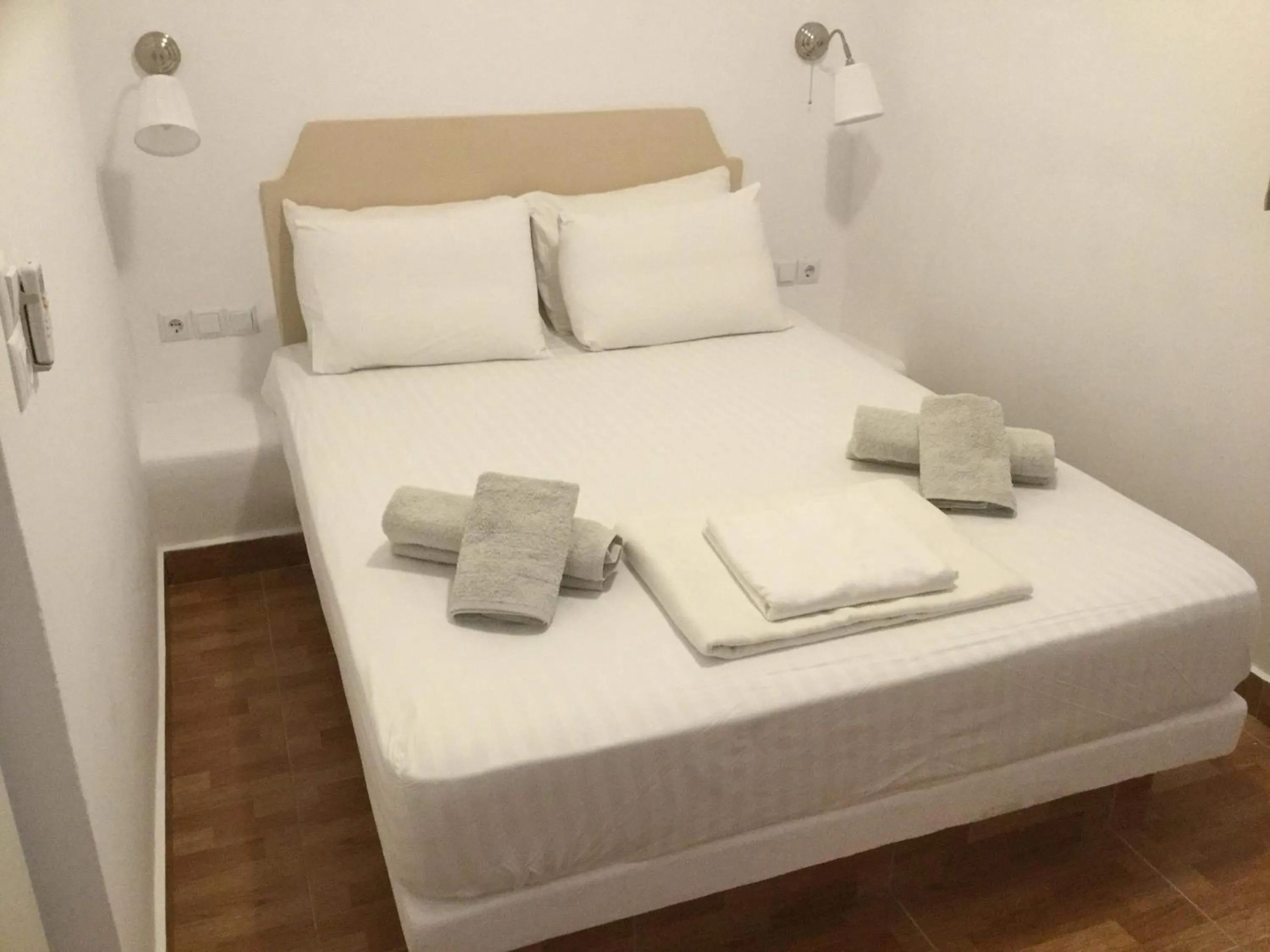 Bed in Artemis Suites
