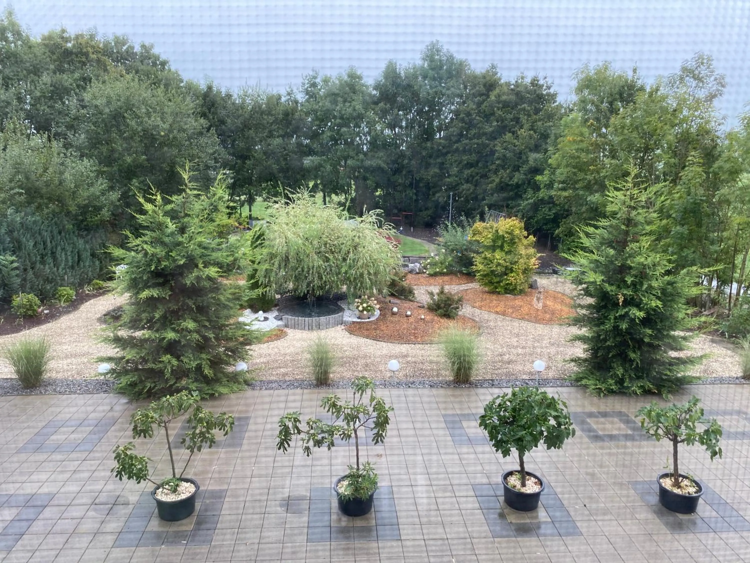 Garden view in Landhotel Zerlaut