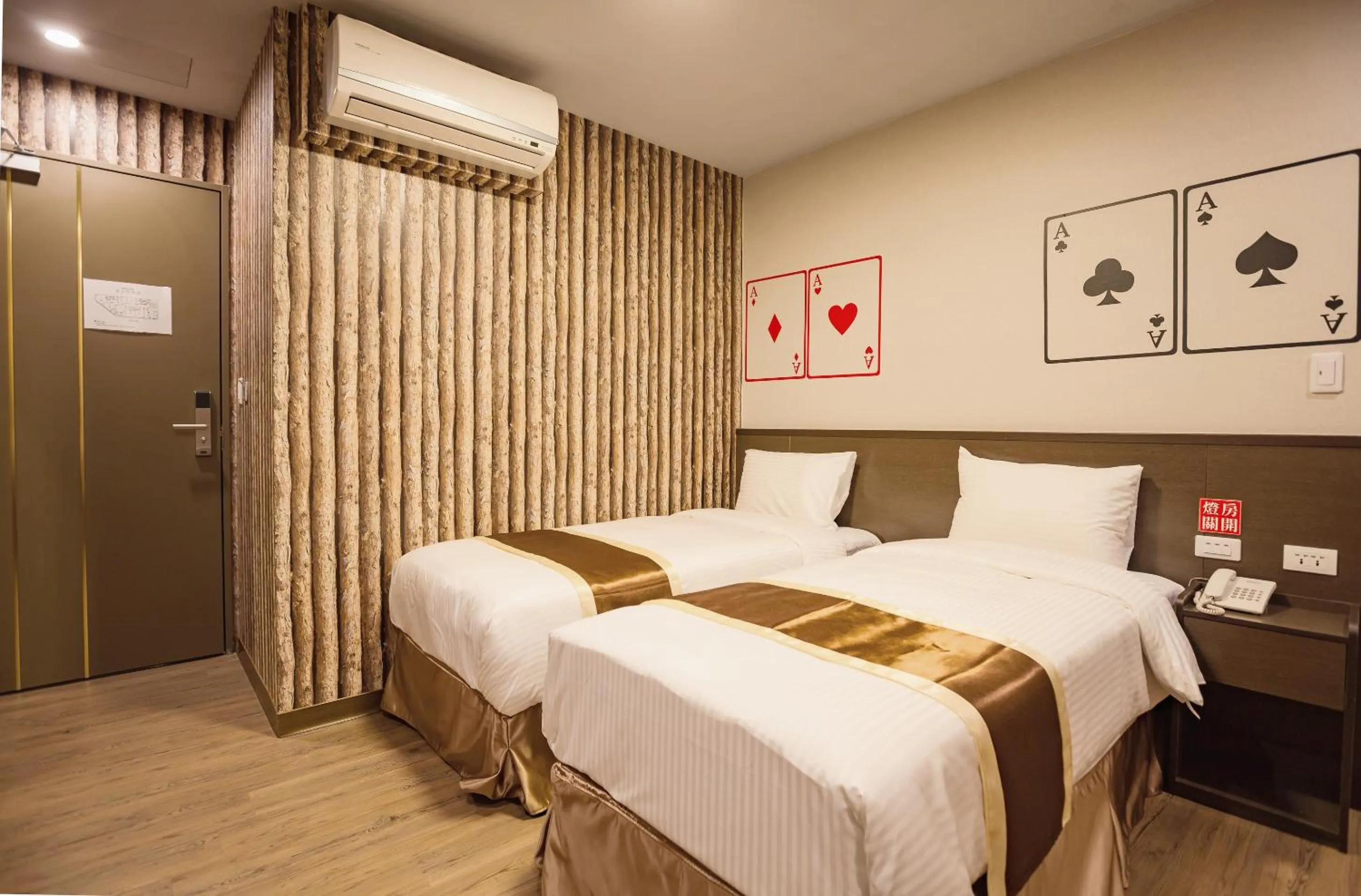 Decorative detail, Bed in A Ace Hotel