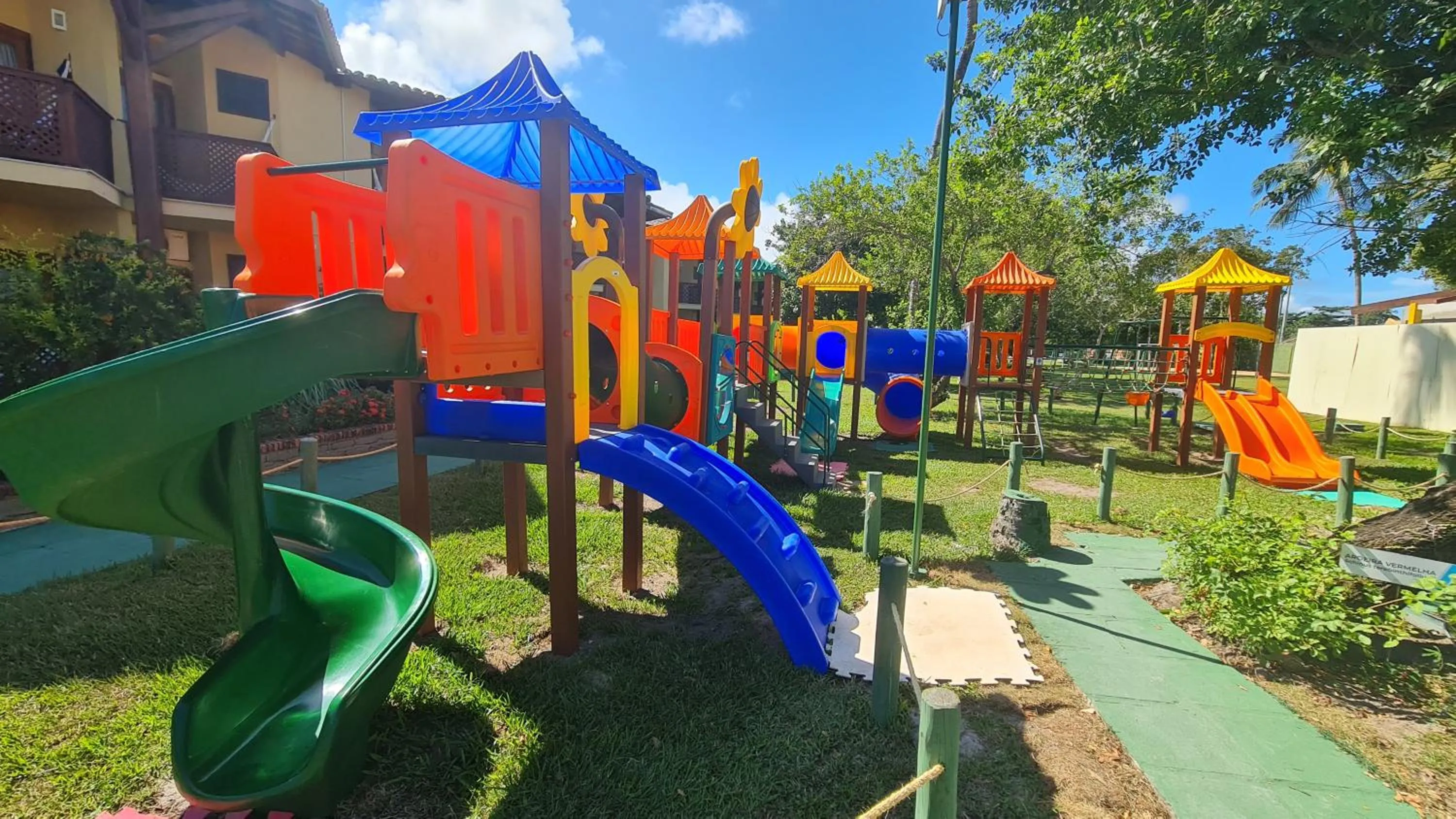 Children play ground in Portobello Praia