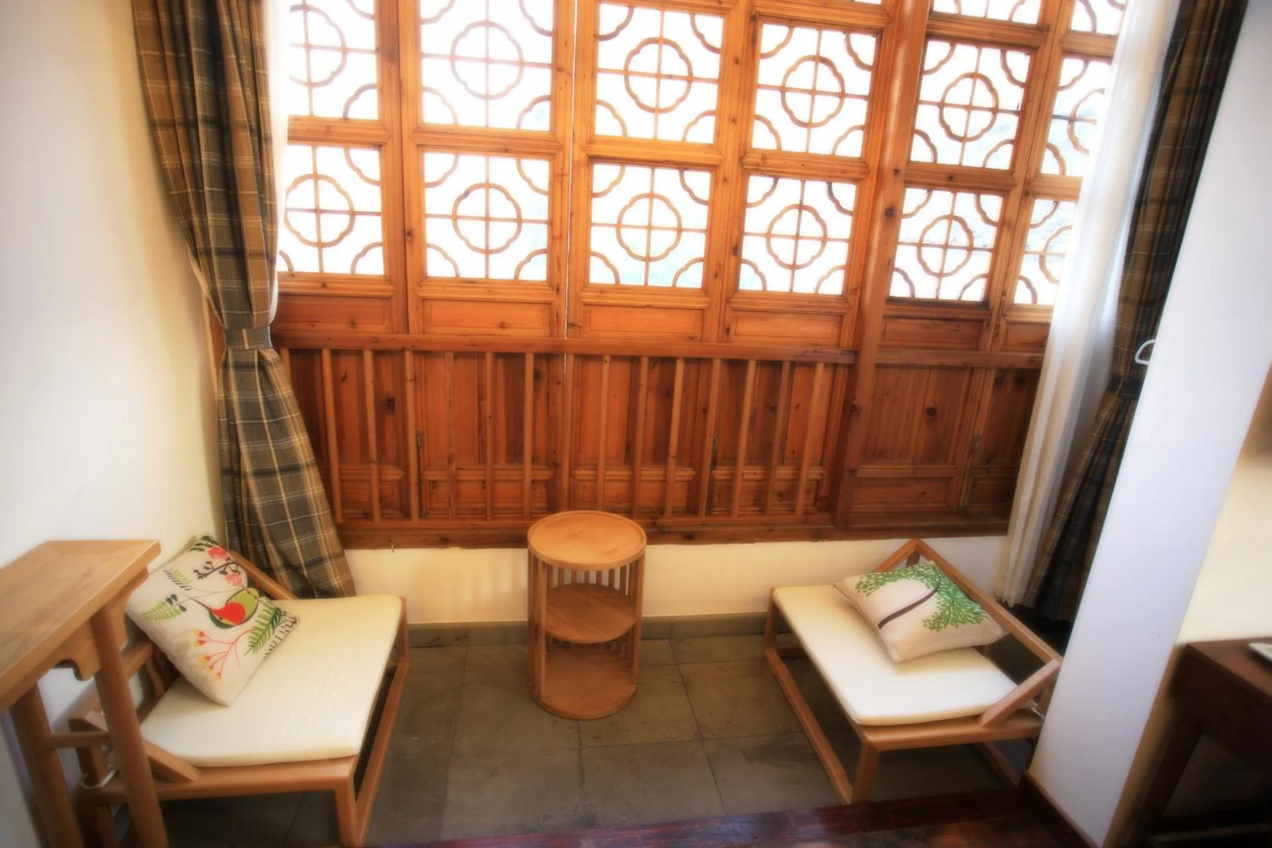 Balcony/Terrace in Tongli Begonia Flowers Guesthouse