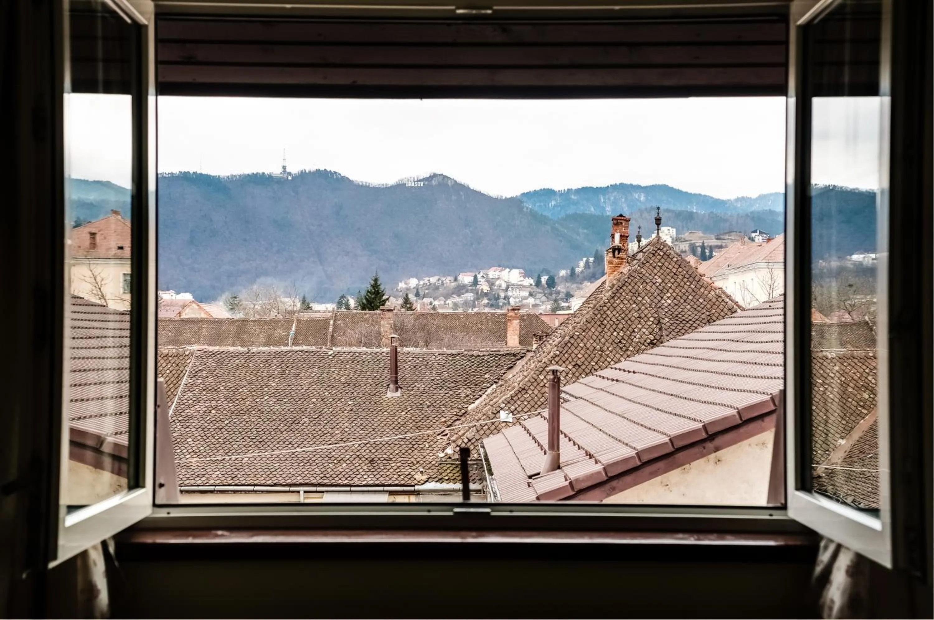 Bird's eye view in Pensiunea Luiza