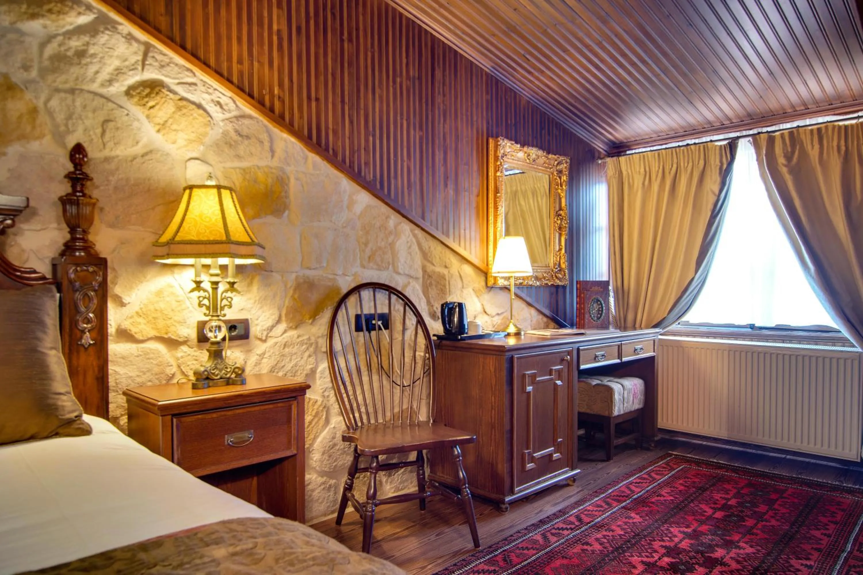 Bed in Hotel Kassaros