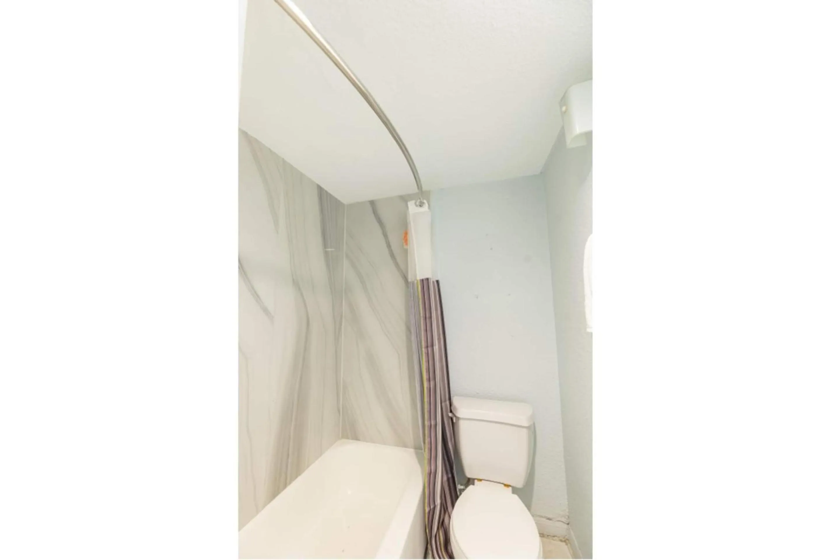 Bathroom in OYO Hotel Houston, TX near Medical Center NRG Stadium