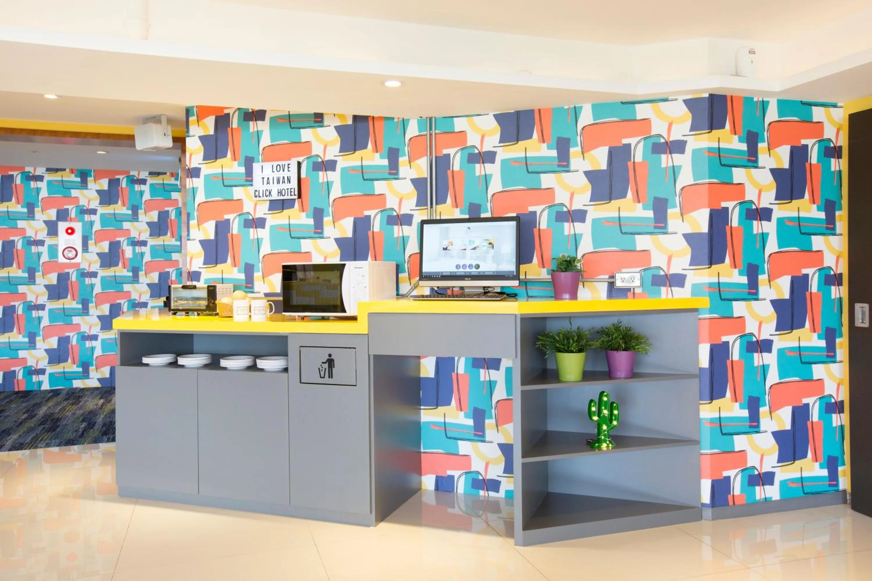 Decorative detail in Click Hotel - Taipei Main Station Branch