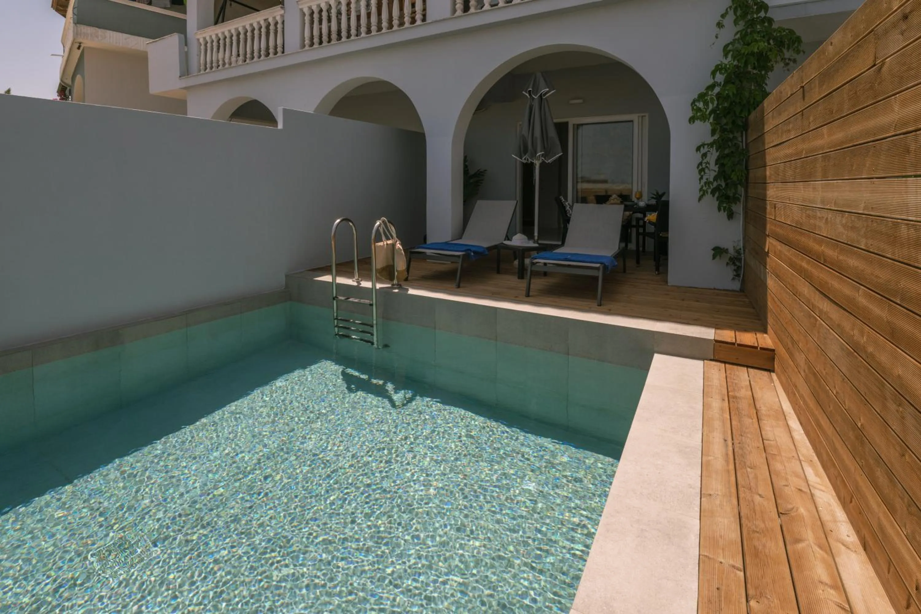 Swimming pool in Callinica Hotel