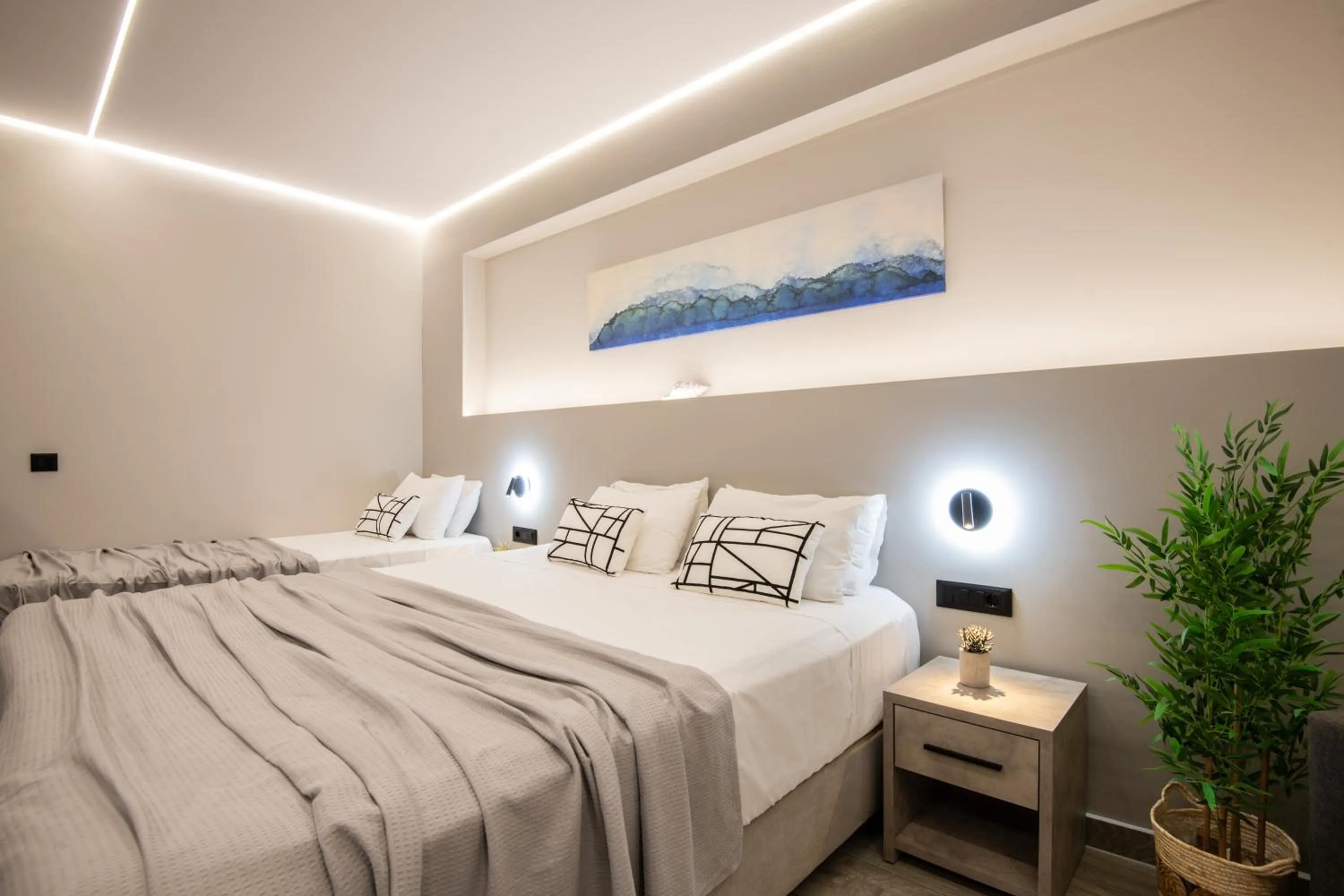 Bed in Callinica Hotel