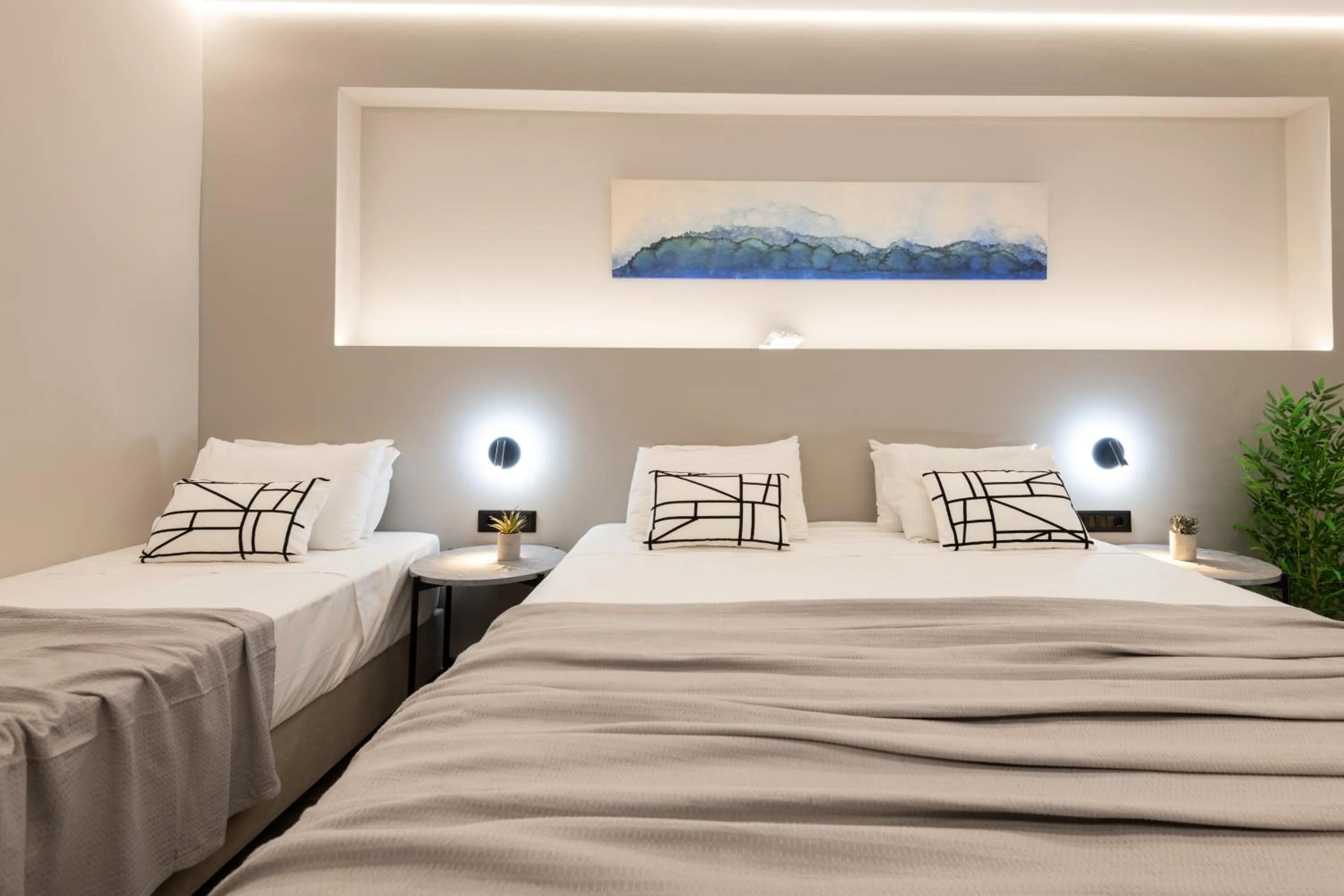 Bed in Callinica Hotel