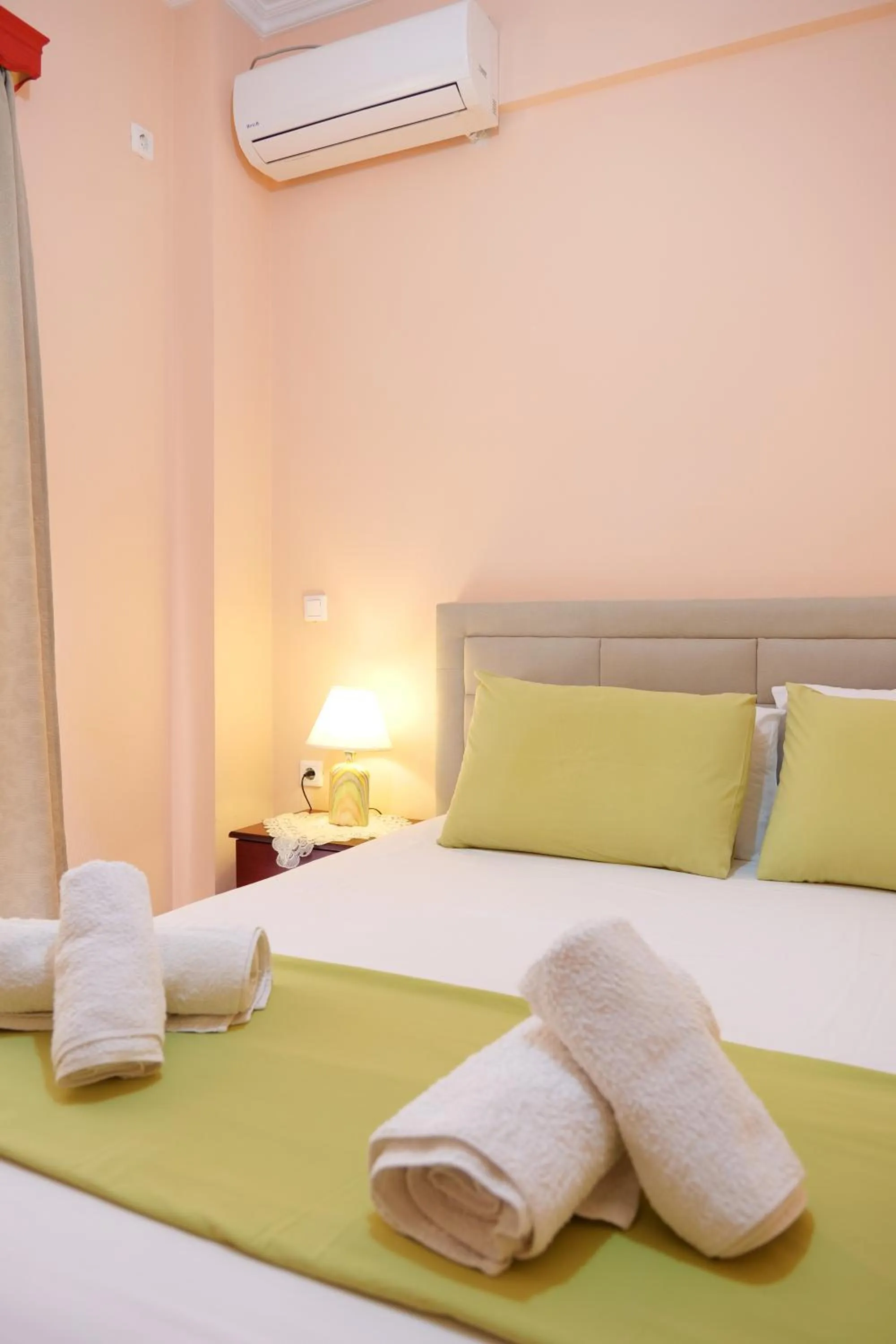 Bed in Miracle Apartments Saranda