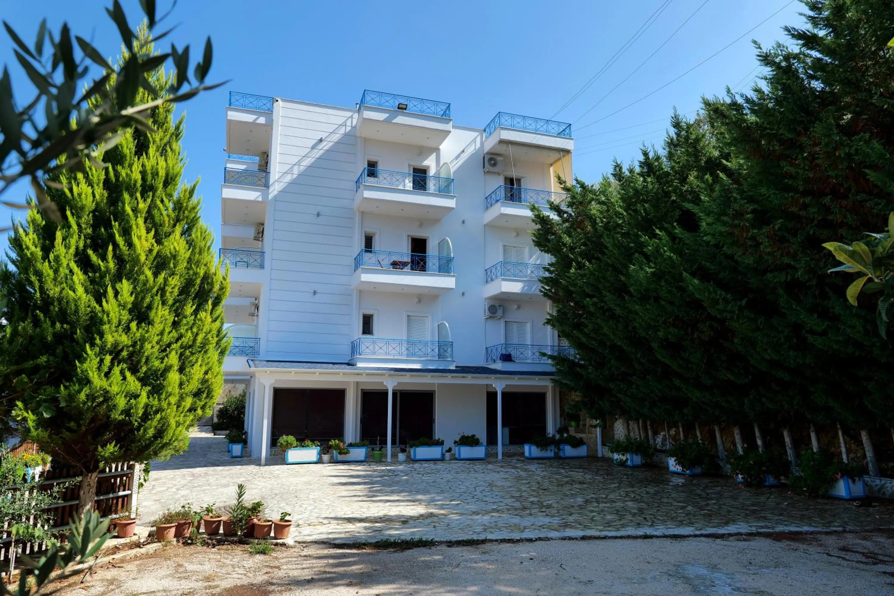 Parking in Miracle Apartments Saranda