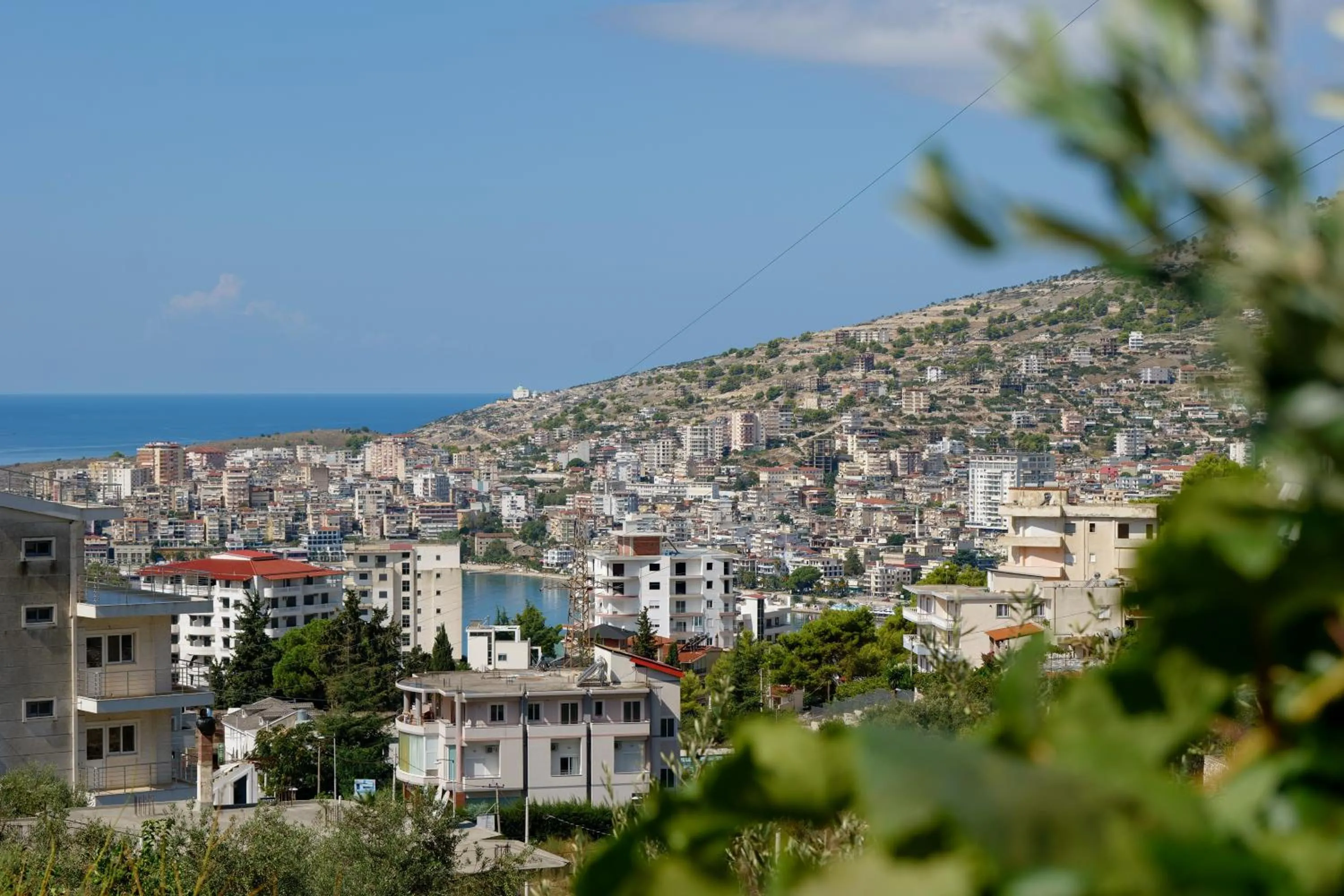 Sea view in Miracle Apartments Saranda