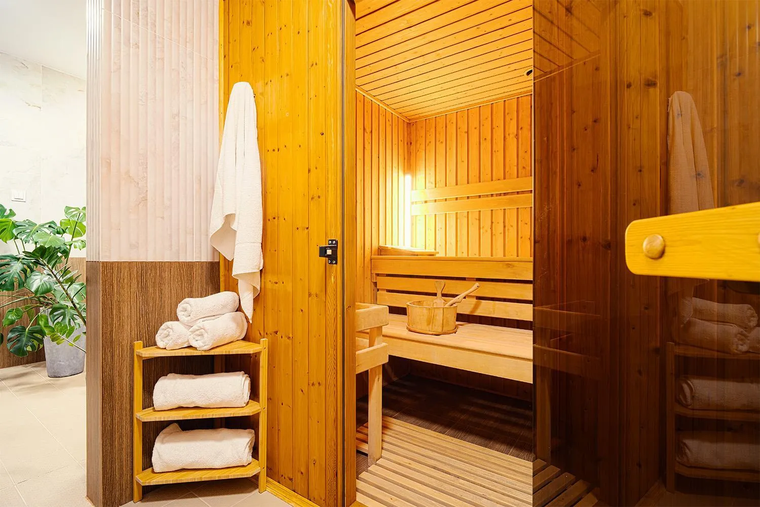 Sauna in Hotel 500 W Strykowie