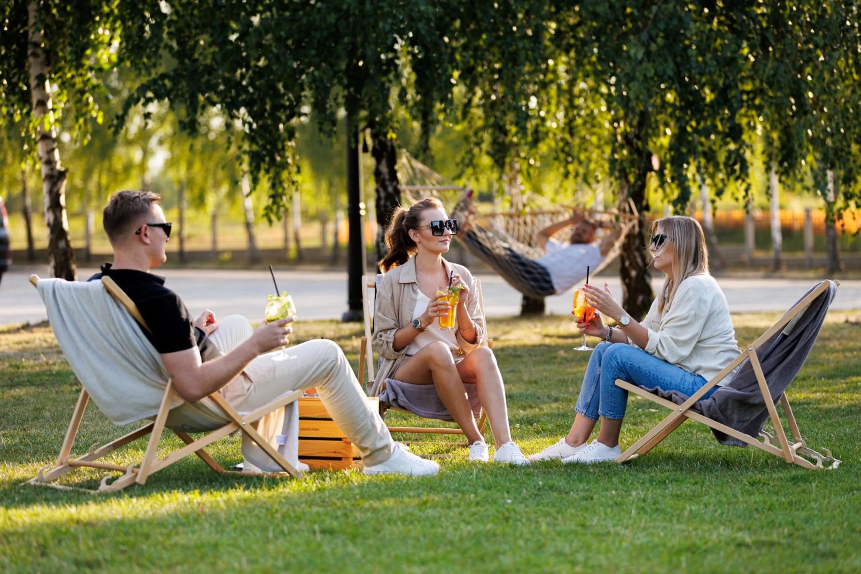 Garden in Hotel 500 W Strykowie