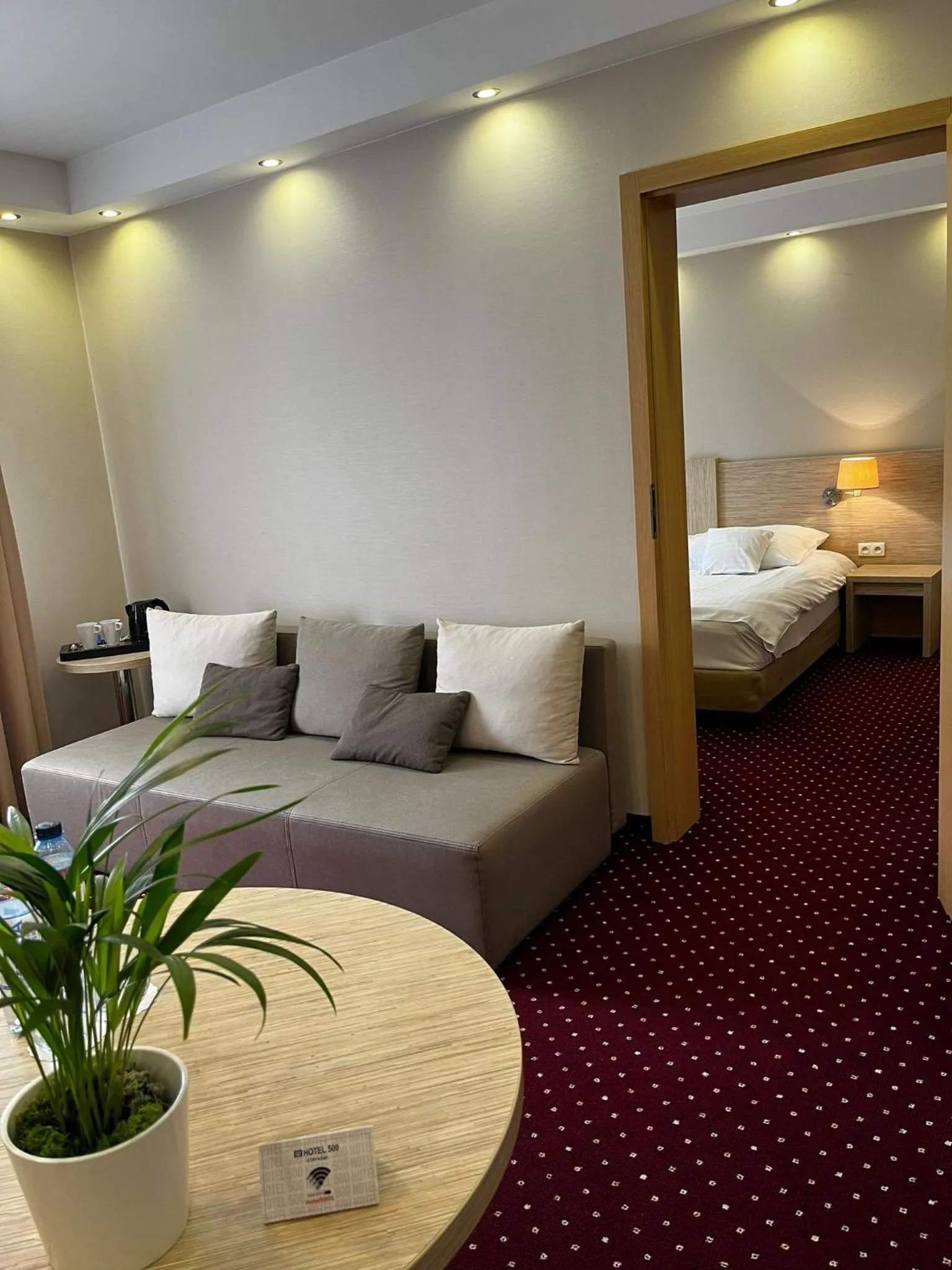 Bed in Hotel 500 W Strykowie