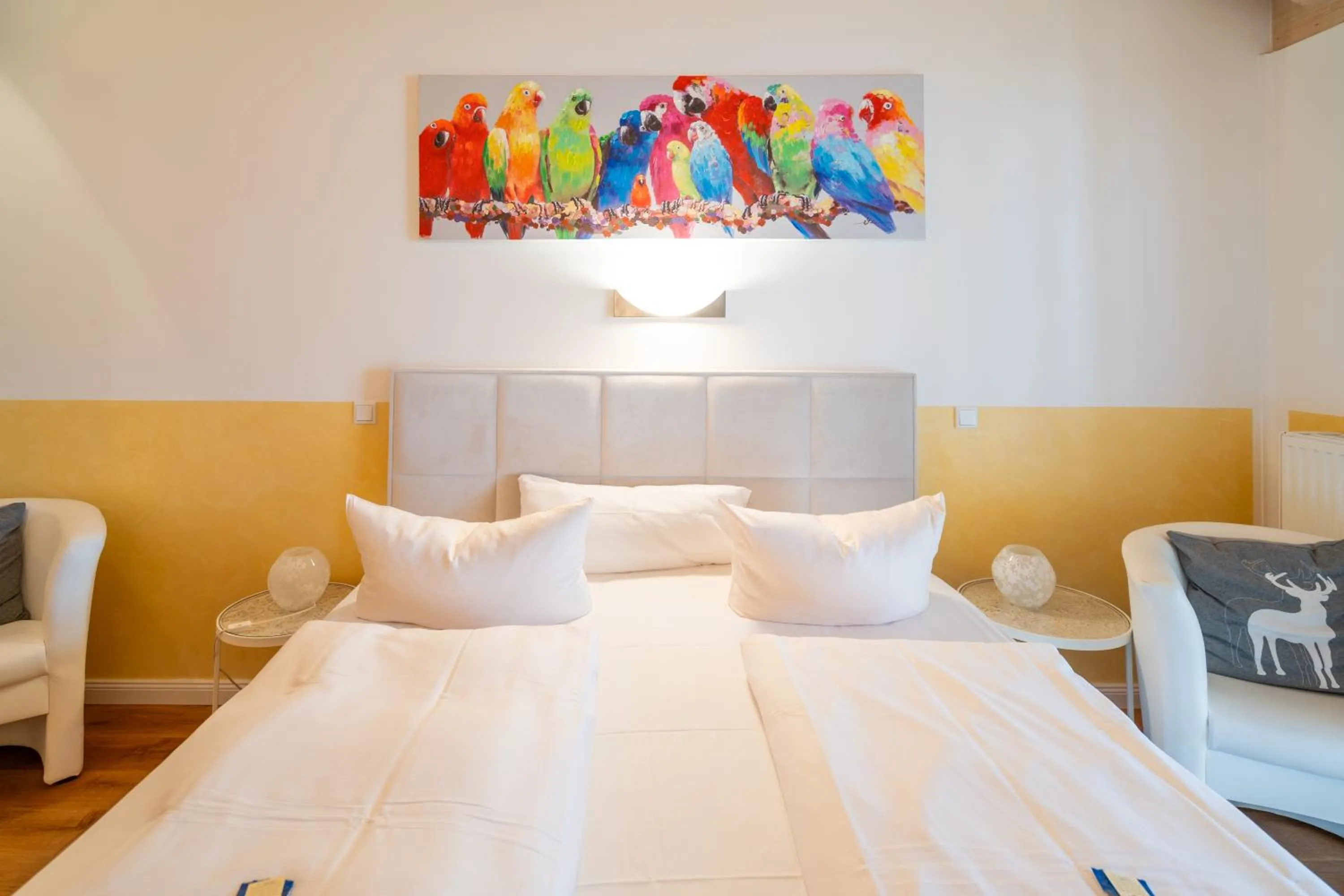 Photo of the whole room, Bed in Landhaus Hotel Wolfratshausen