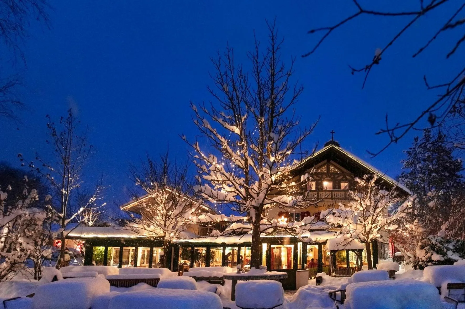 Winter in Landhaus Hotel Wolfratshausen