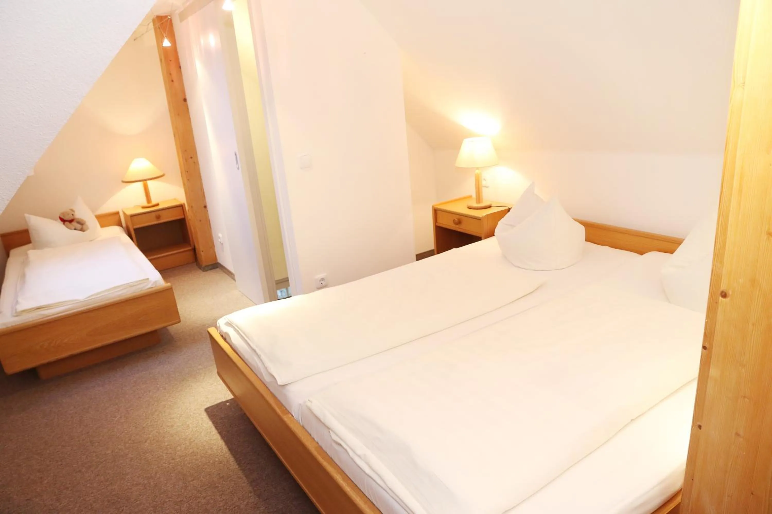 Bed in Landhotel & Reiterhof Schumann