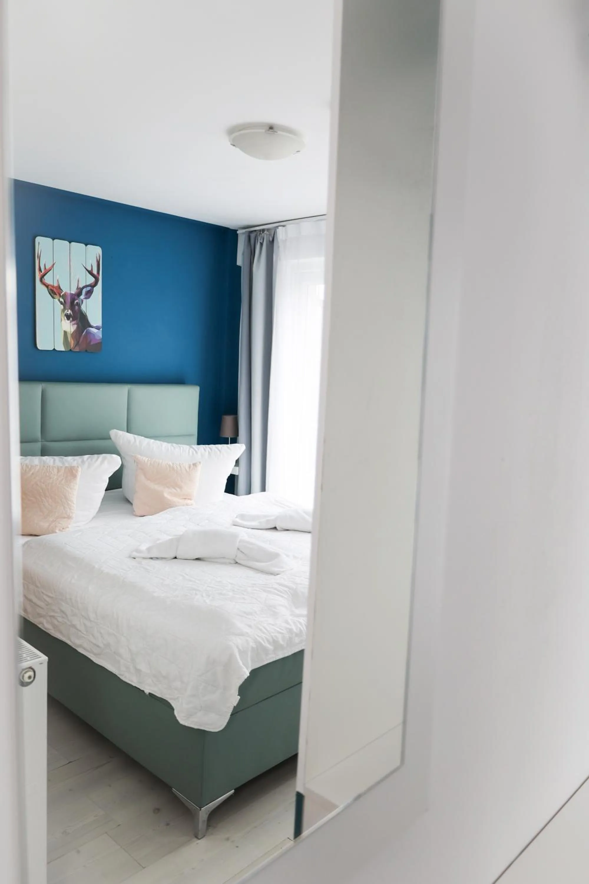 Bed in Strandhotel Vier Jahreszeiten Buckow