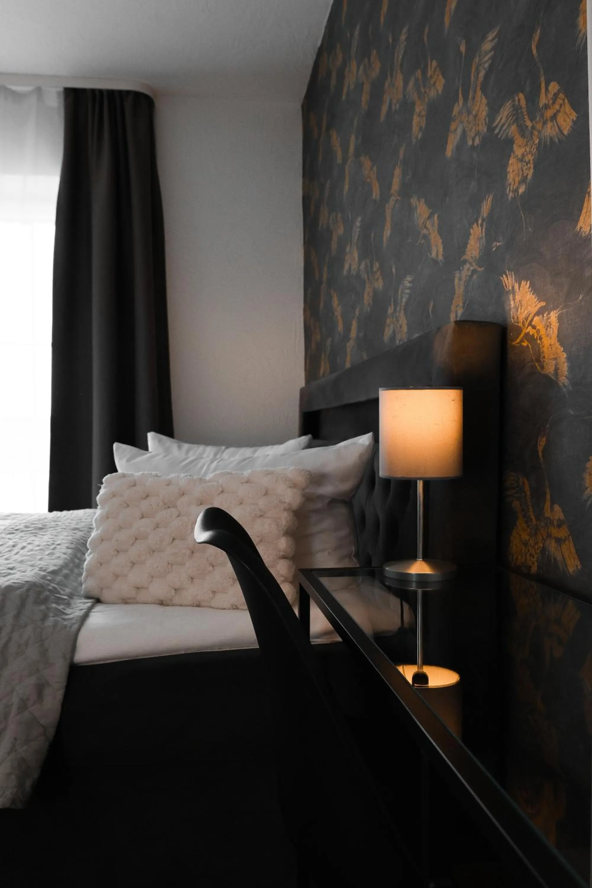 Bed in Strandhotel Vier Jahreszeiten Buckow