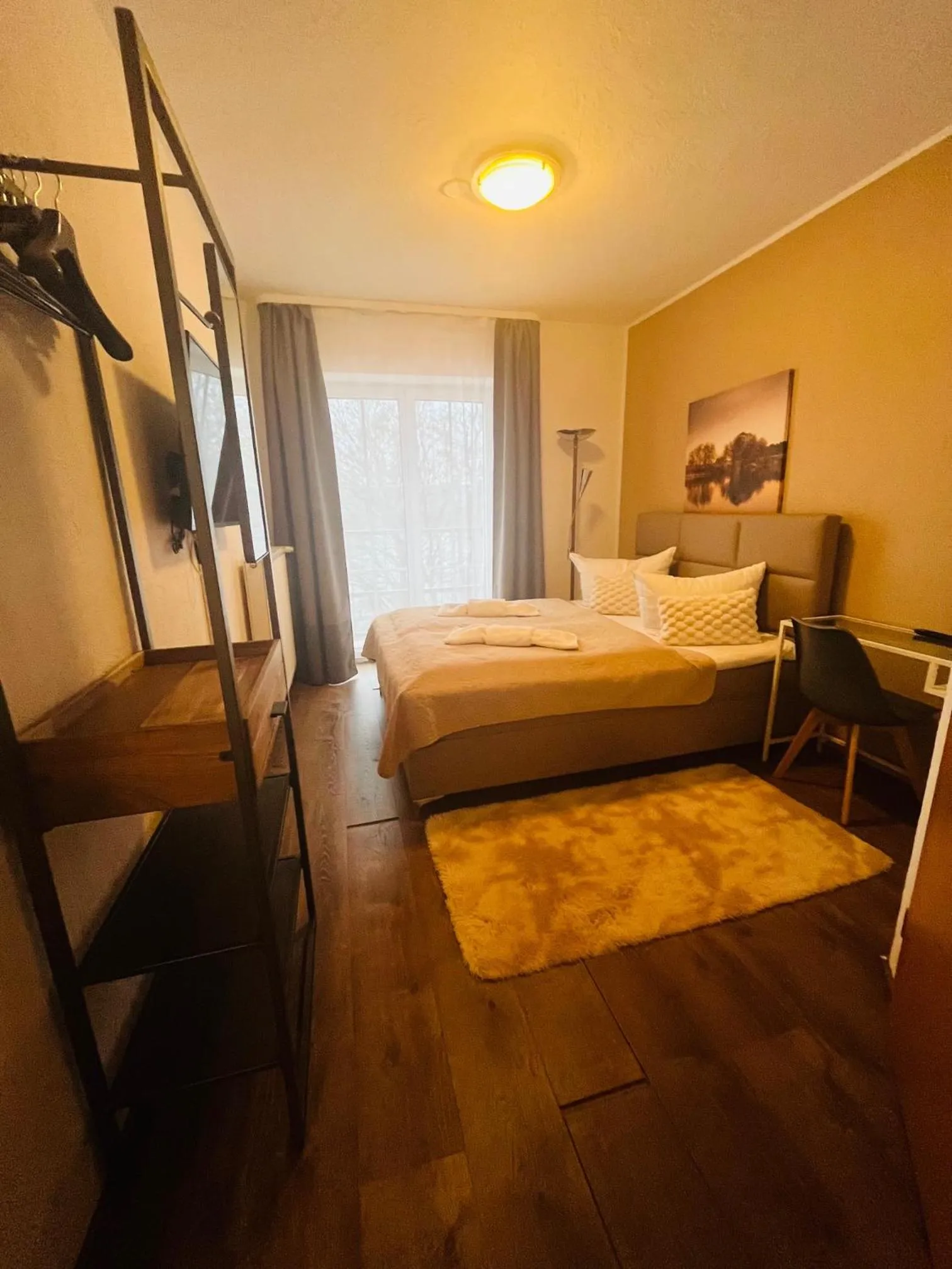 Bed in Strandhotel Vier Jahreszeiten Buckow