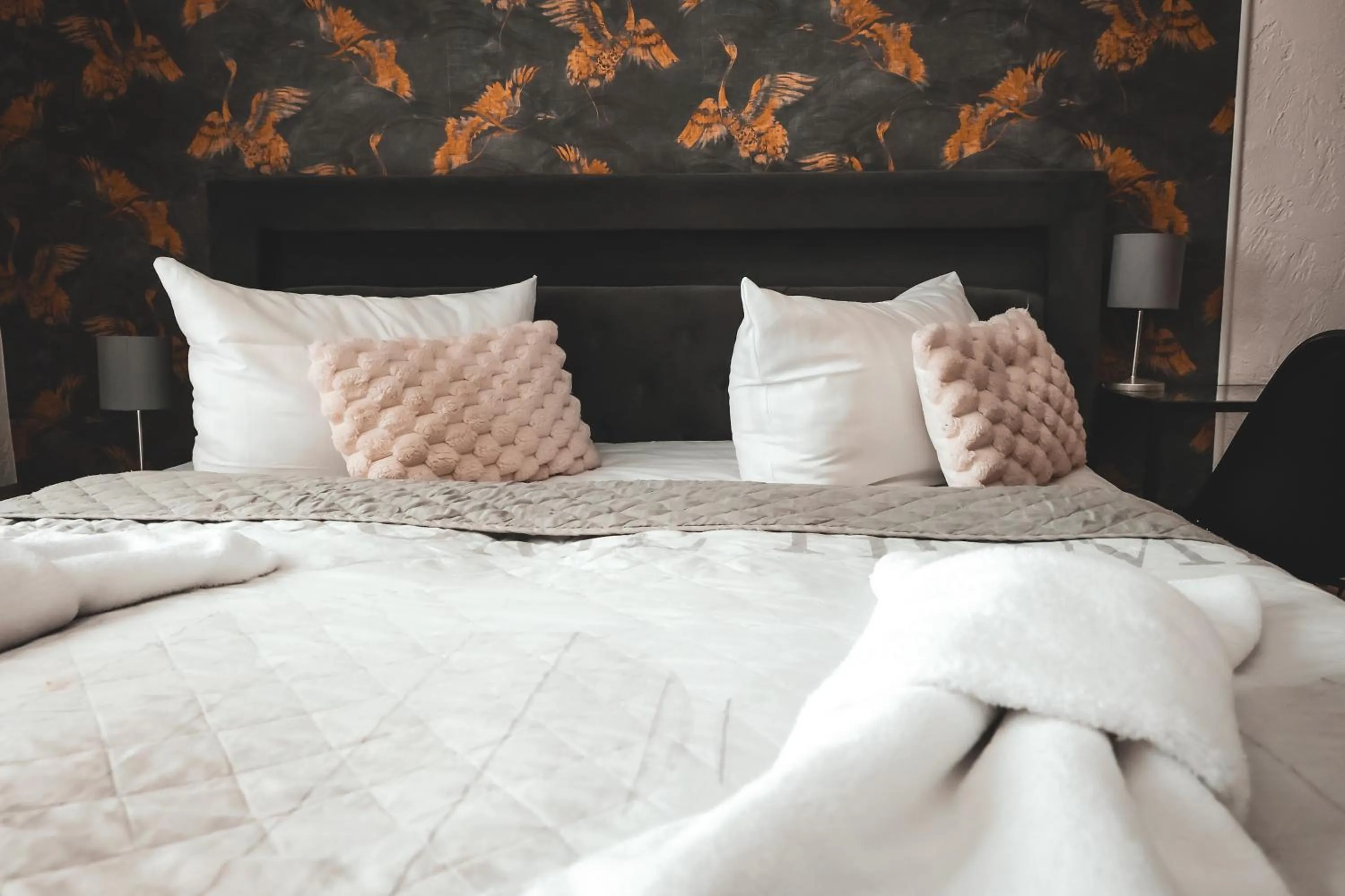 Bed in Strandhotel Vier Jahreszeiten Buckow