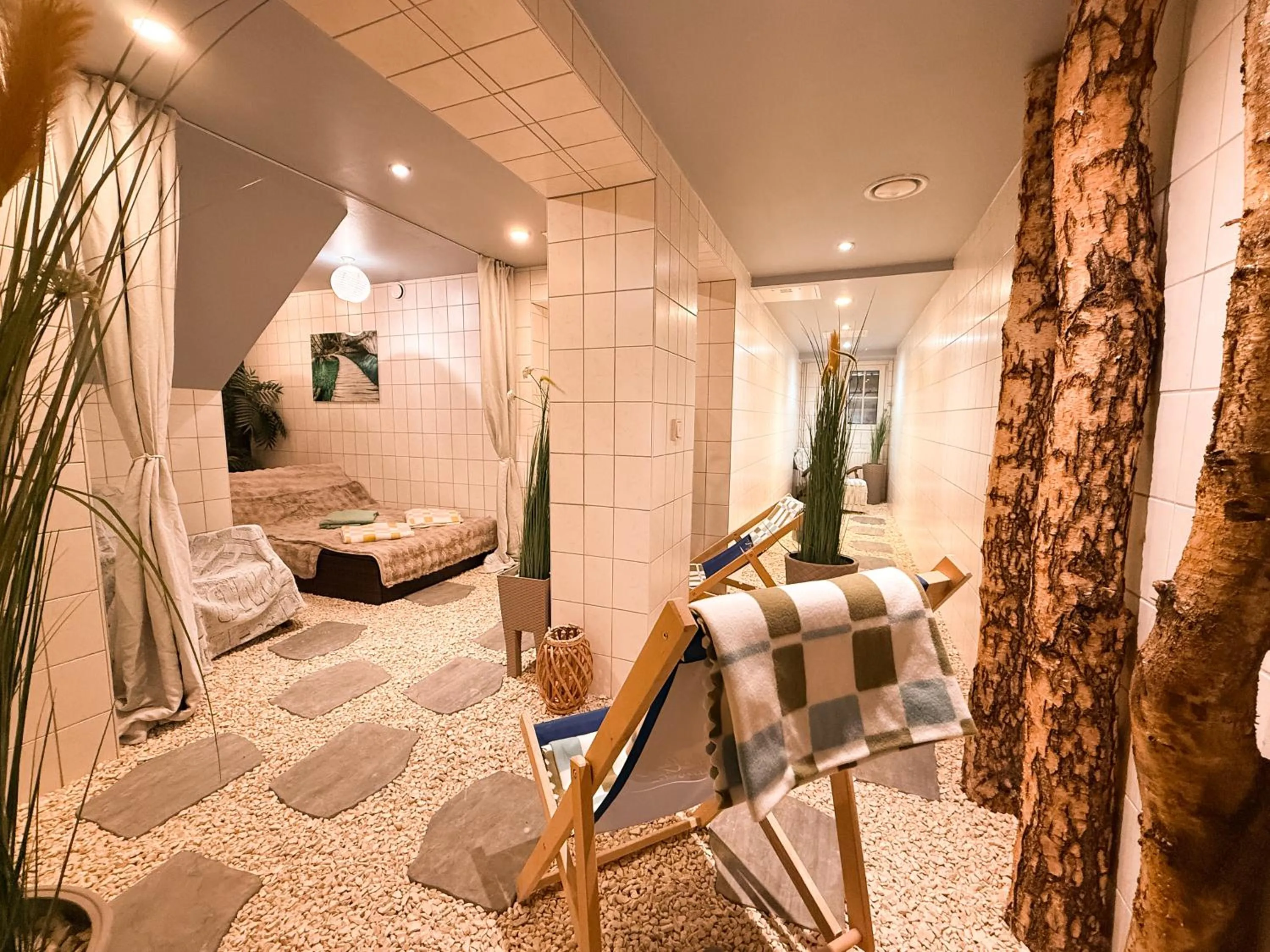 Bed in Strandhotel Vier Jahreszeiten Buckow