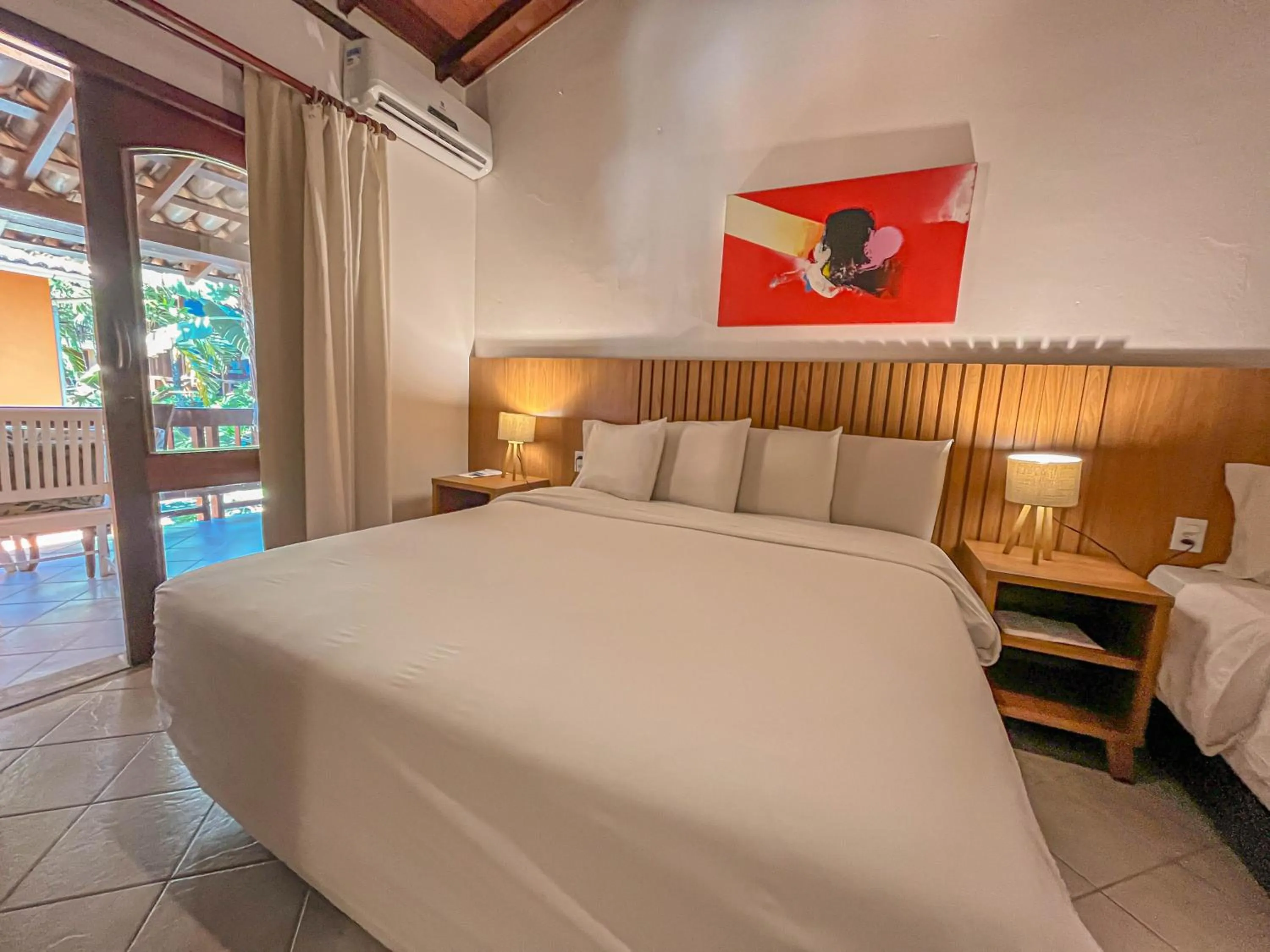 Bed in Mar Paraíso Hotel