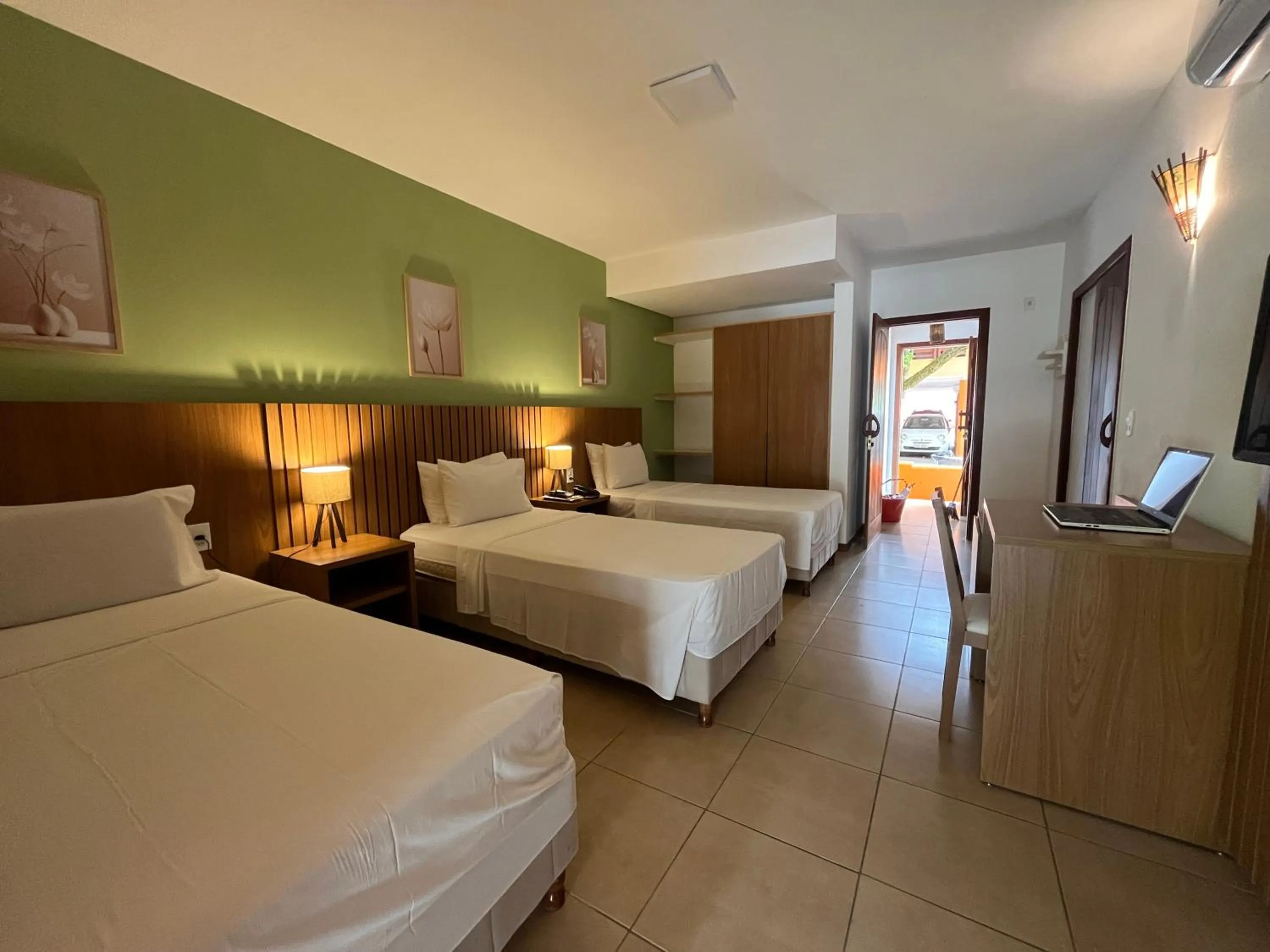 Bed in Mar Paraíso Hotel