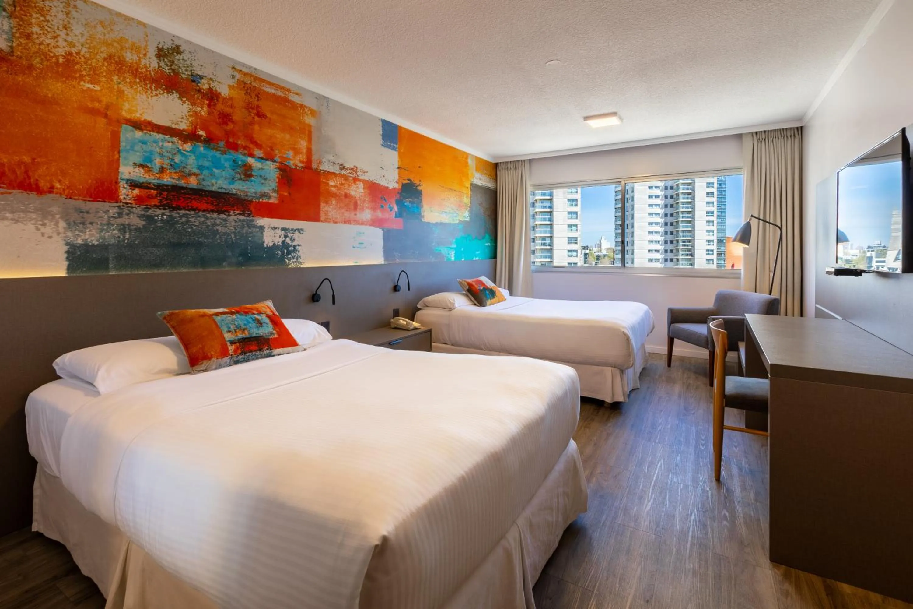 Bed in Palladium Business Hotel