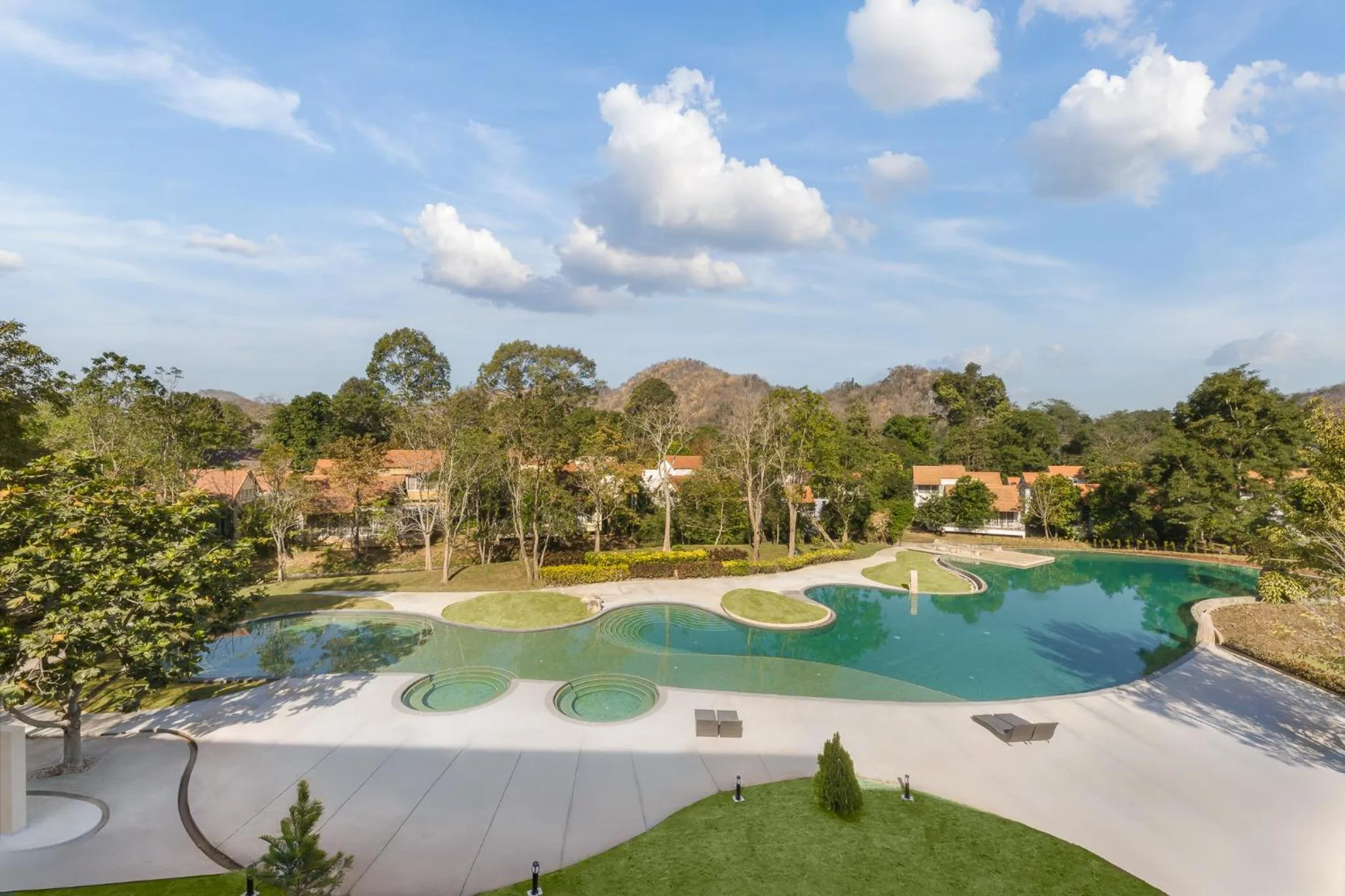 Pool view in Belle Villa Resort, Khao Yai