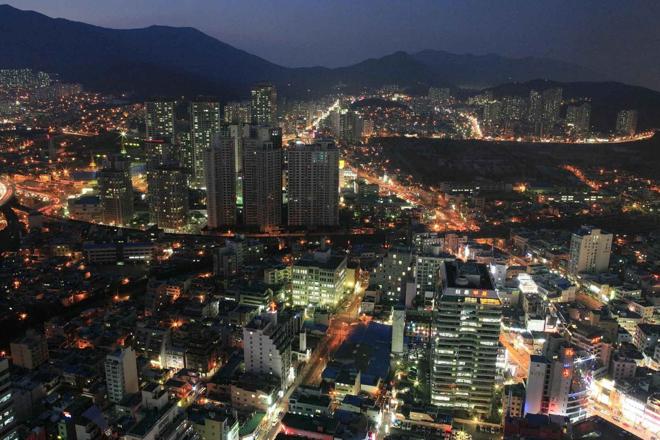 Night in Lotte Hotel Busan