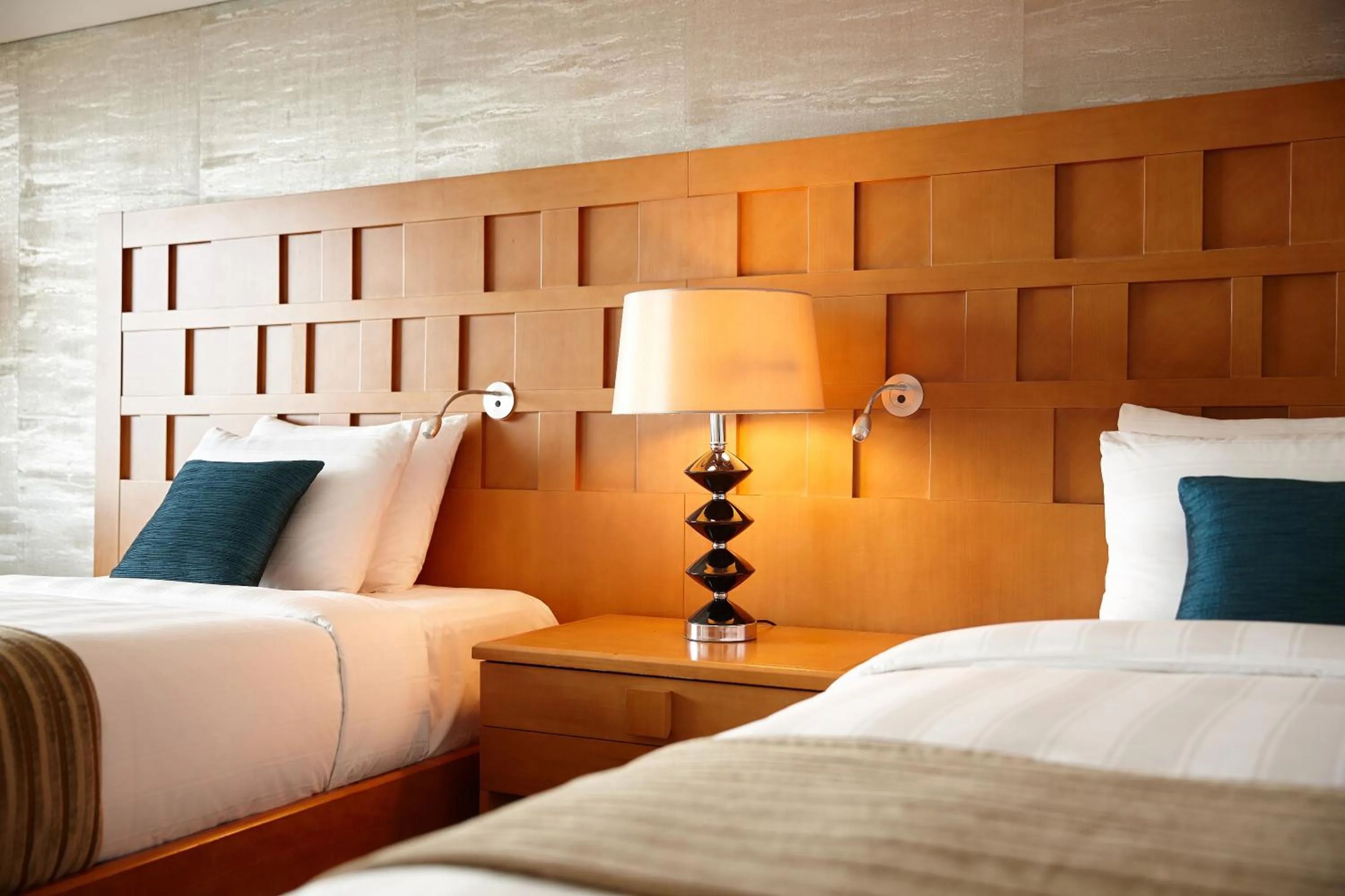 Bed in Lotte Hotel Busan