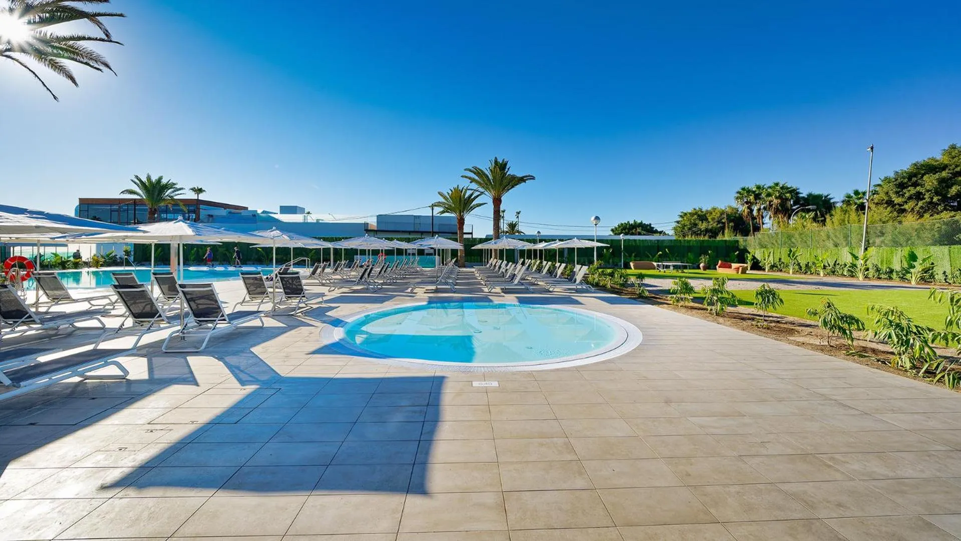 Pool view in Canary Garden Club