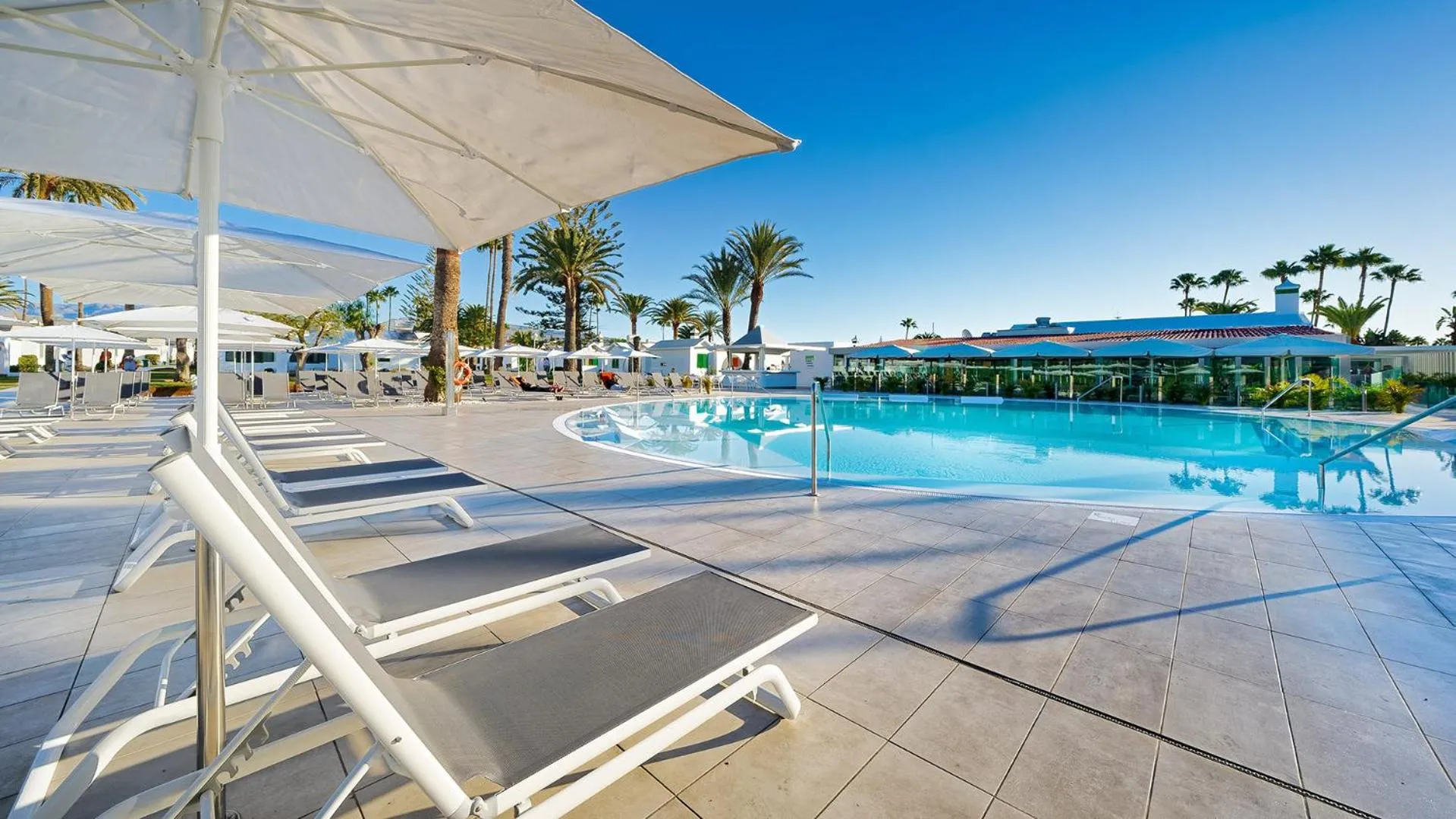 Pool view in Canary Garden Club
