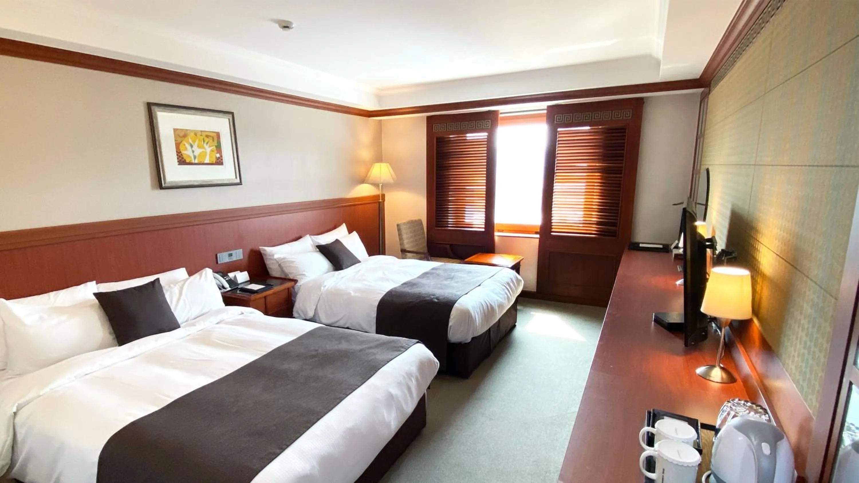 Bed in Commodore Hotel Gyeongju