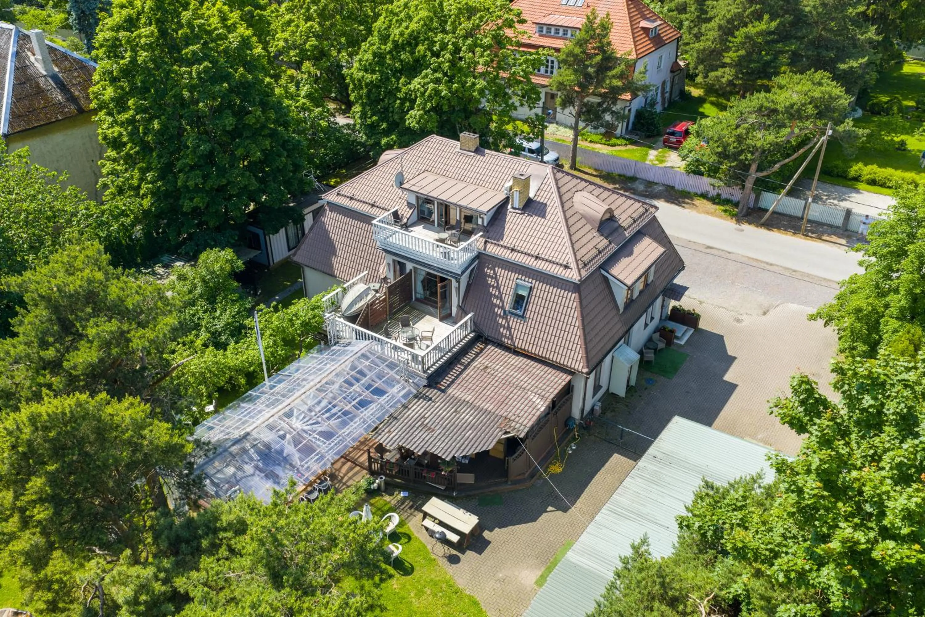 Bird's eye view in Paivilla Boutique Hotel