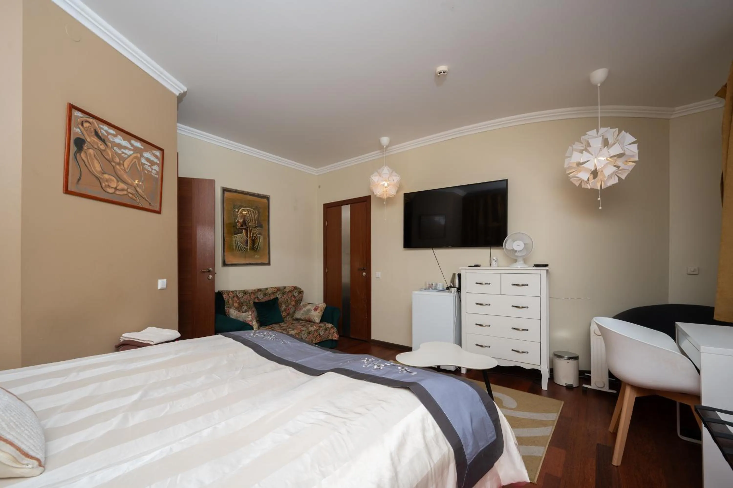 Bed in Paivilla Boutique Hotel