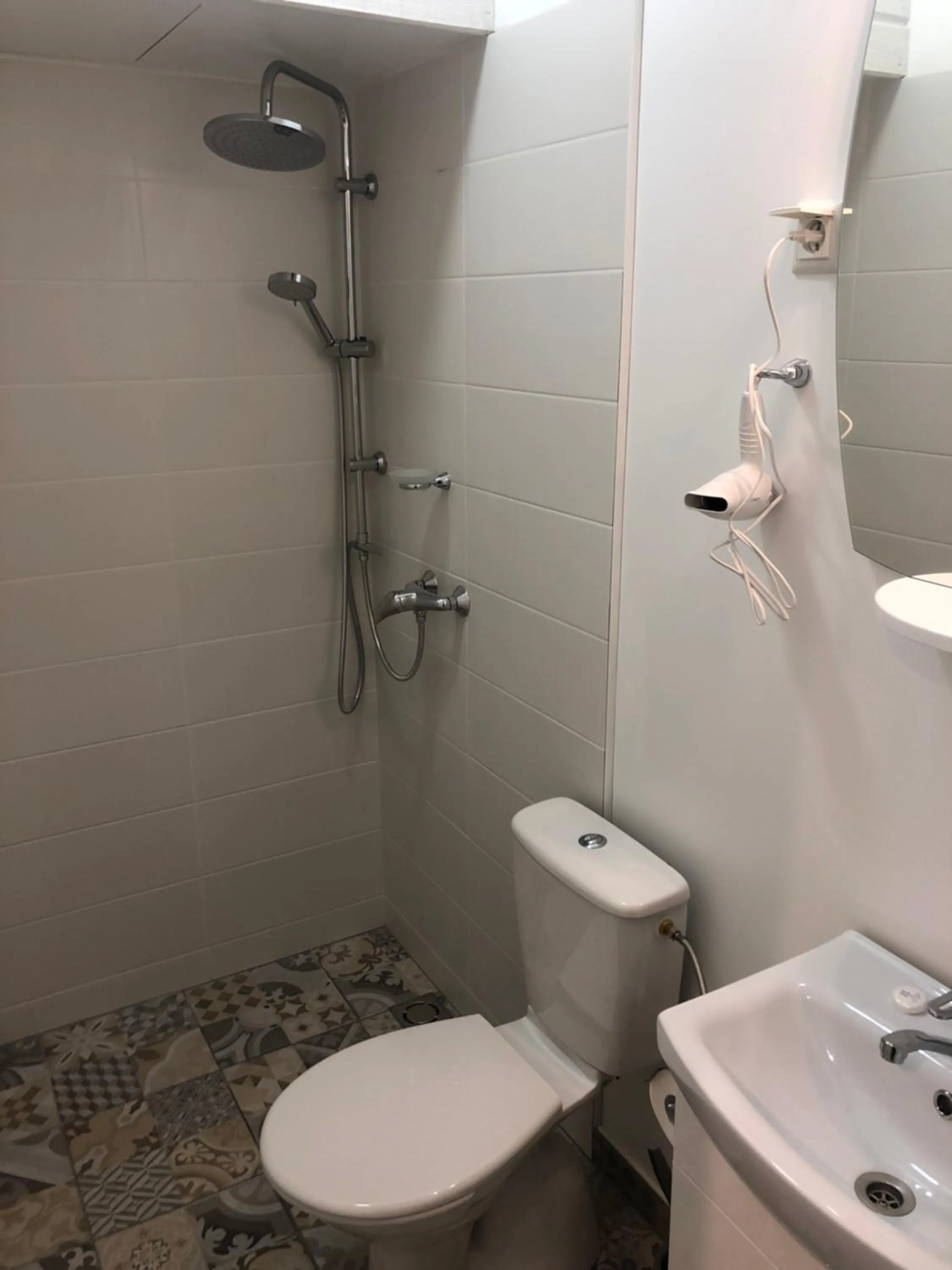 Shower in Paivilla Boutique Hotel