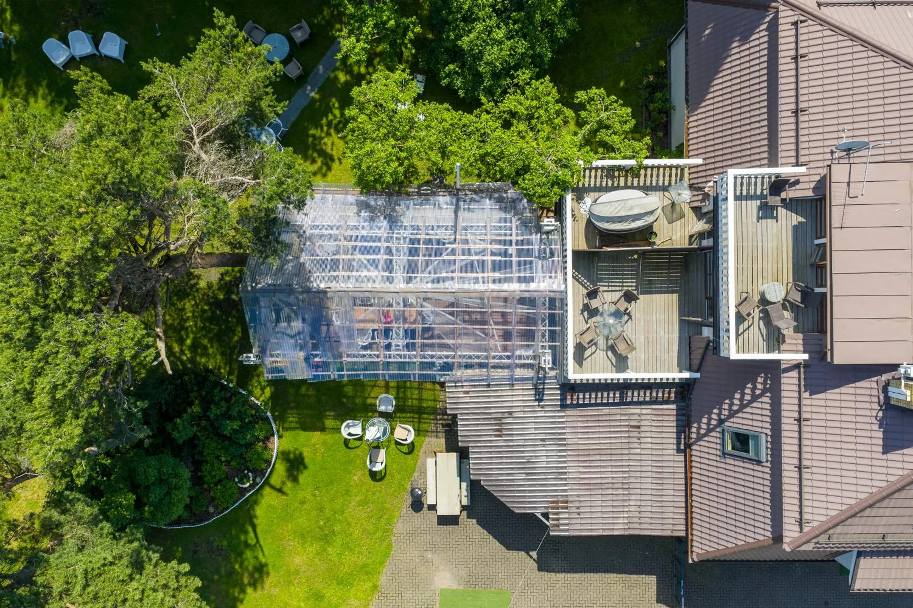 Bird's eye view in Paivilla Boutique Hotel