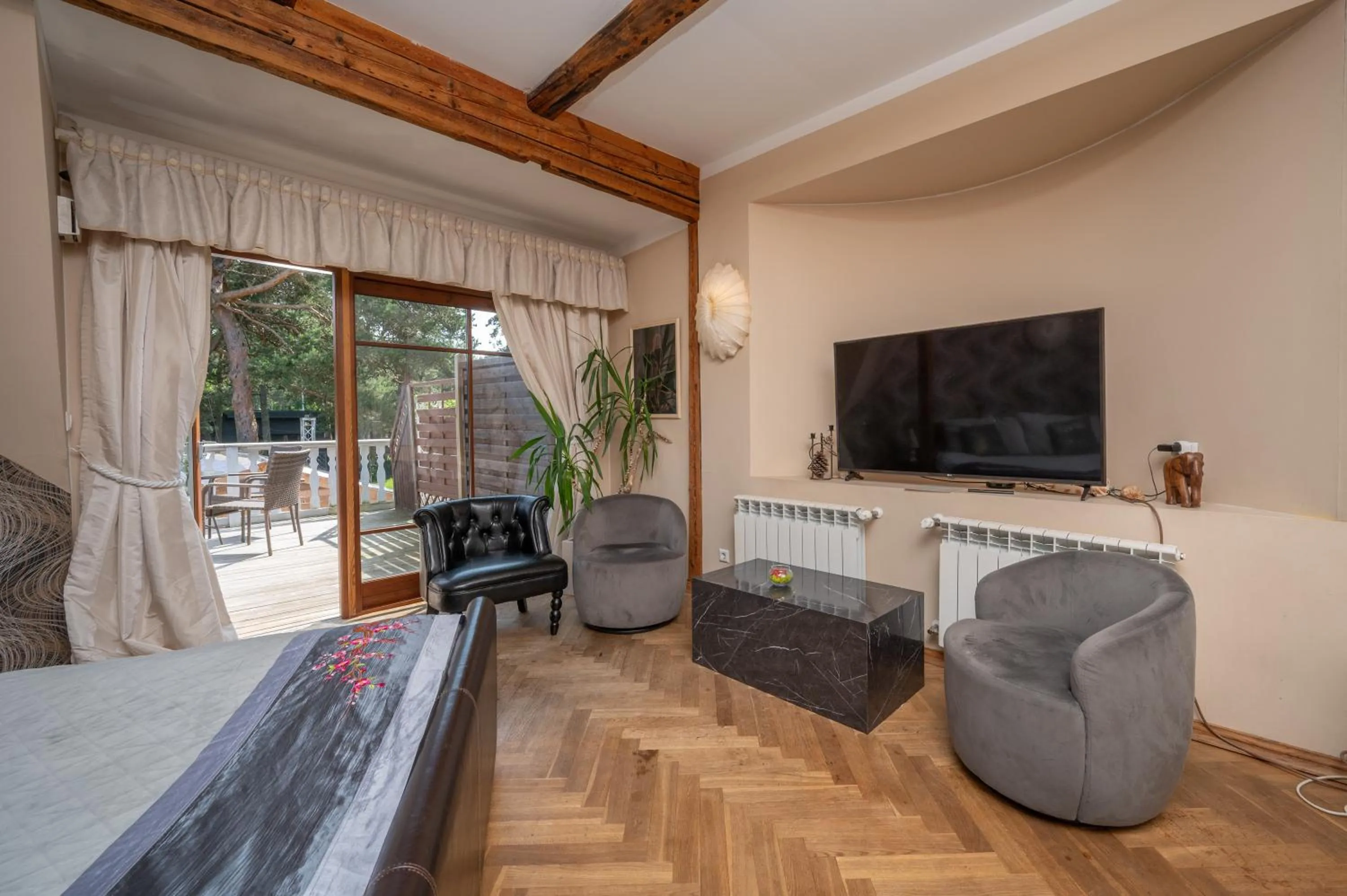 Bed in Paivilla Boutique Hotel