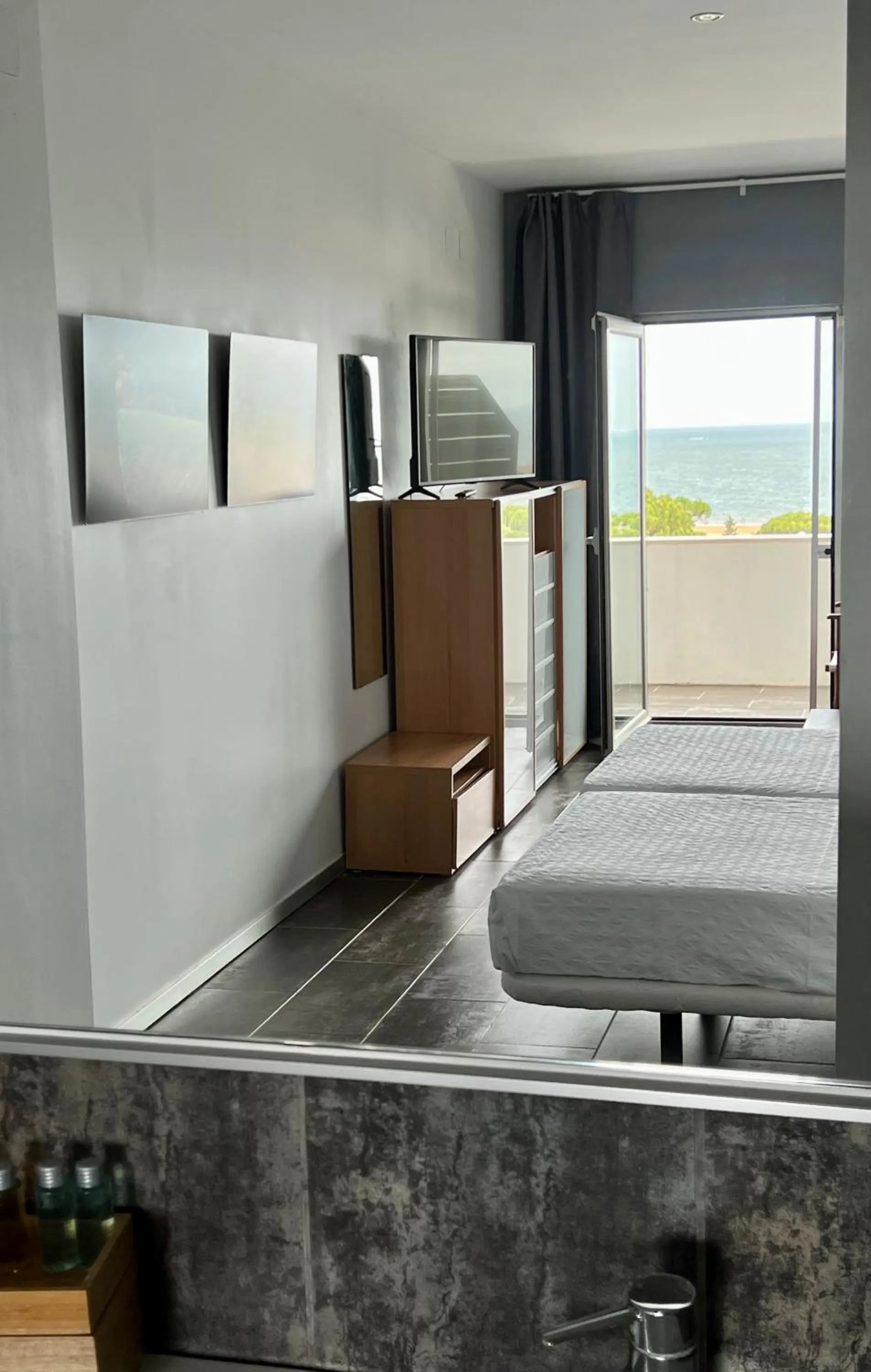 Sea view, Bed in Mazagonia