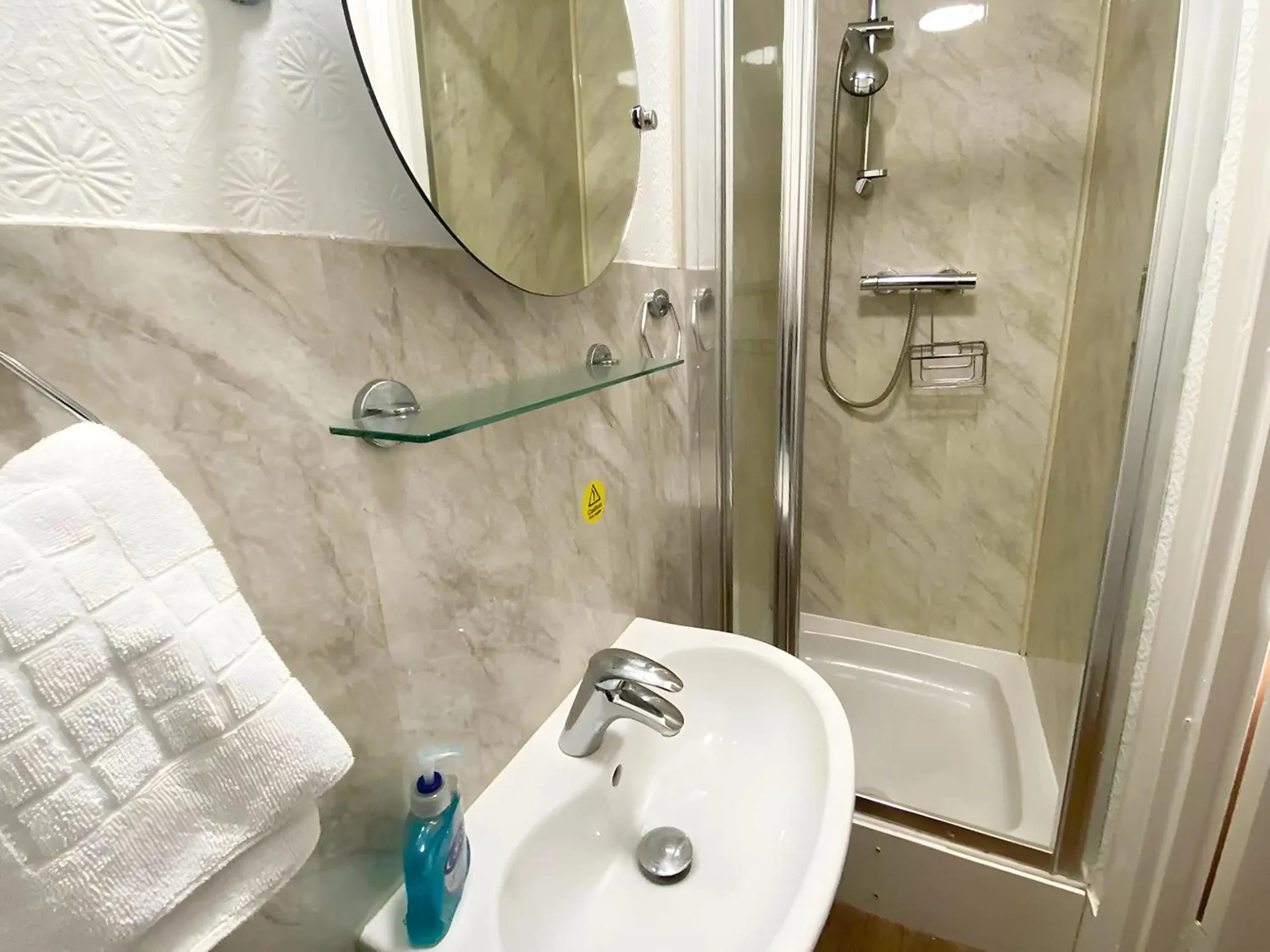 Shower in The Grand Hotel